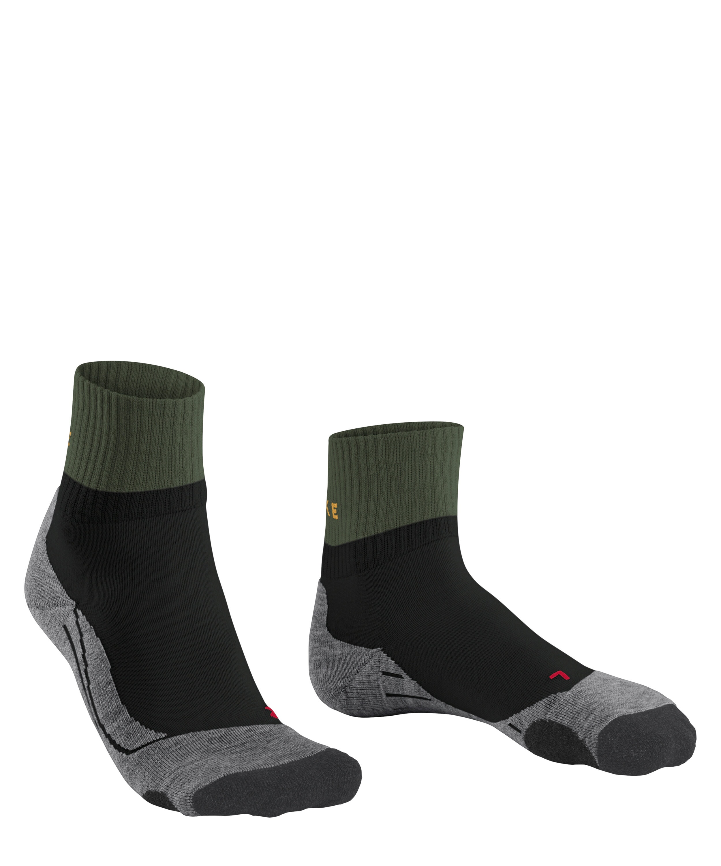 FALKE TK2 Explore Short heren trekking sokken kort, zwart (black)