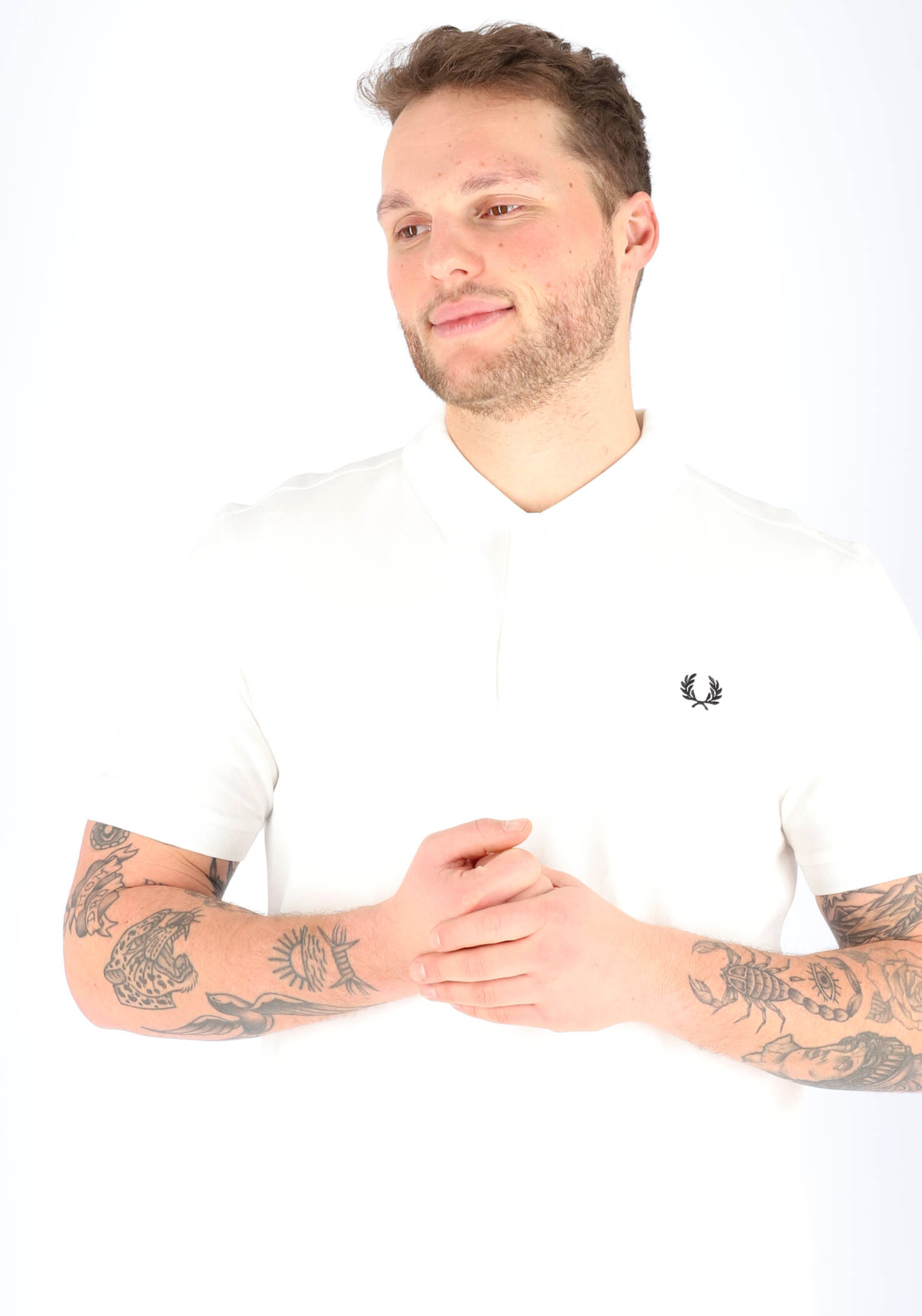 Fred Perry M6000 polo shirt, heren polo white, wit