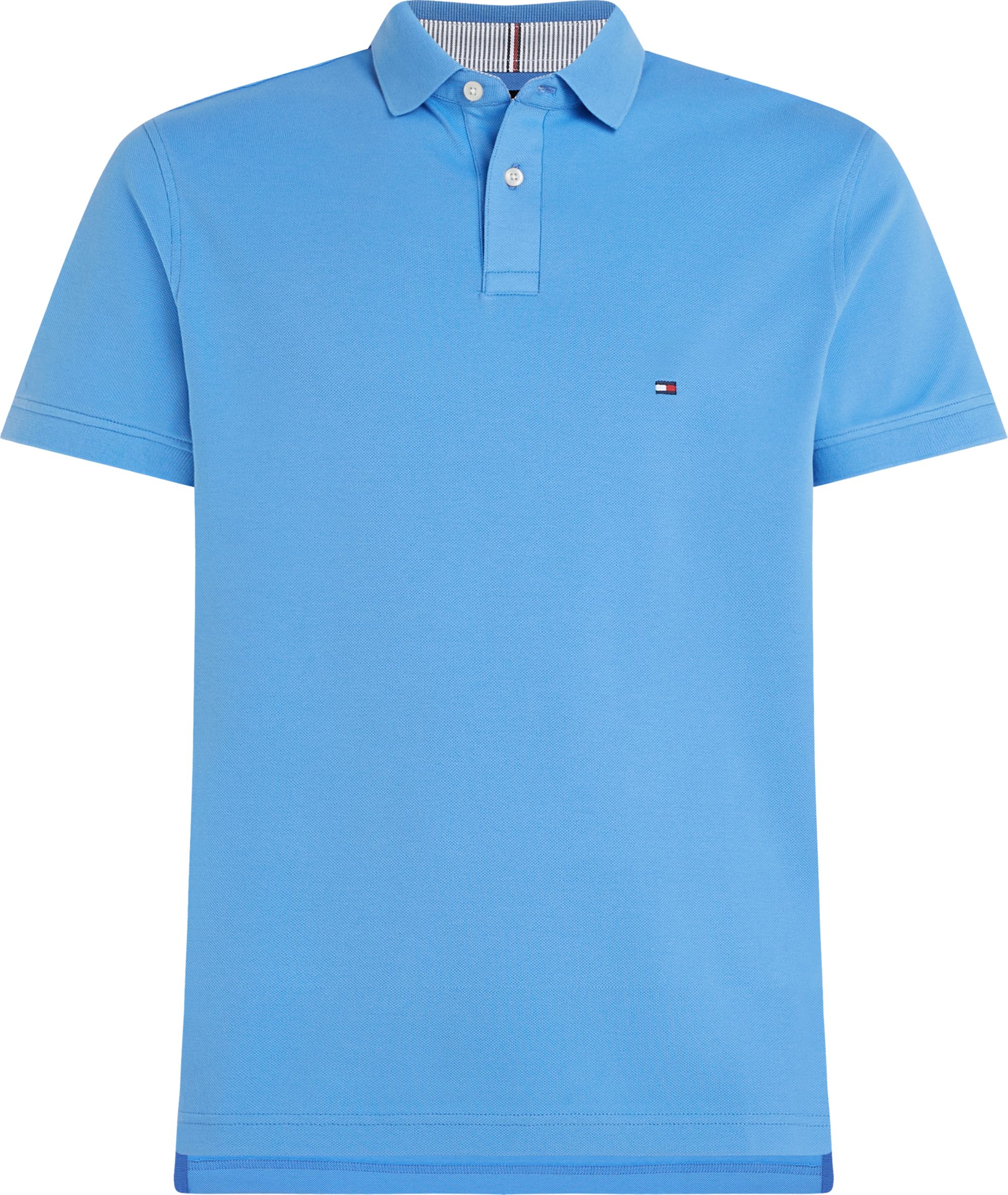Tommy Hilfiger Adaptive 1985 Regular Polo, heren poloshirt, middenblauw