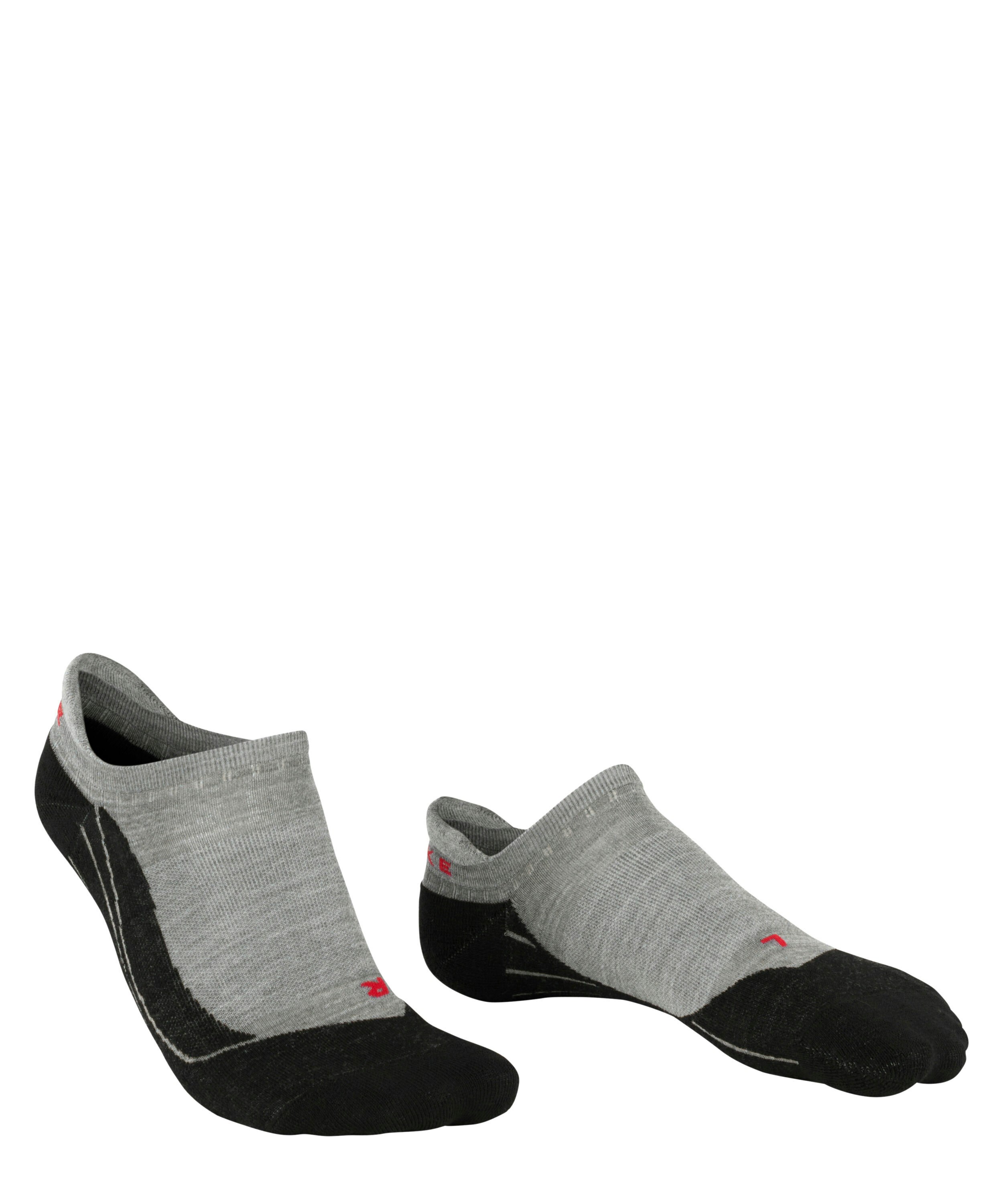 FALKE TK5 Wander Invisible heren Trekking kousenvoetjes, grijs (light grey)