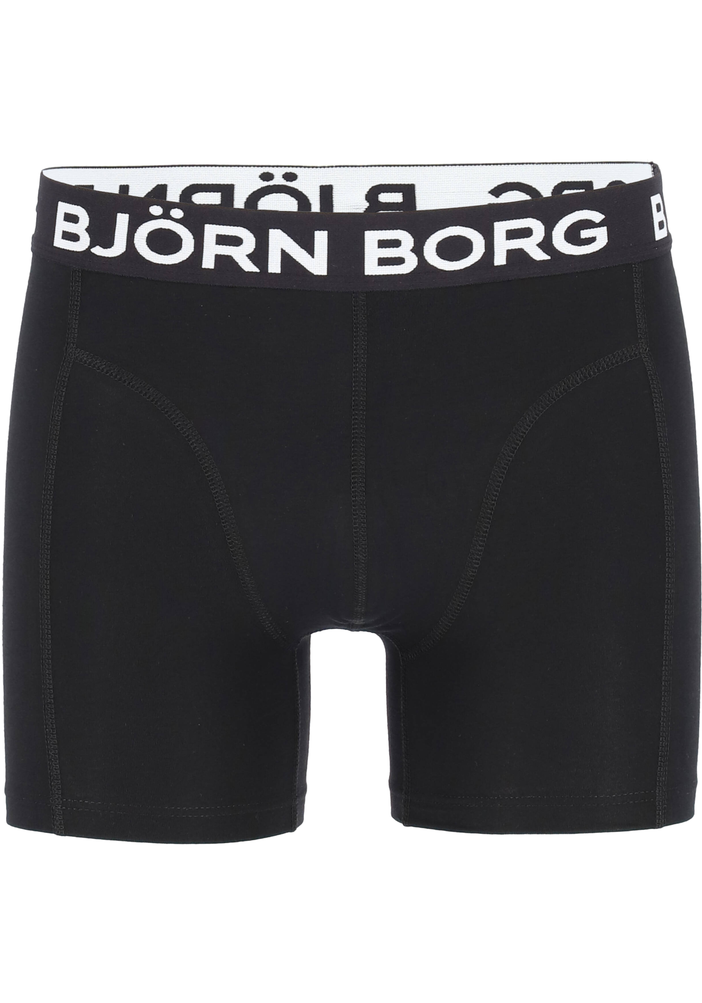 Bjorn Borg boxershorts Core (2-pack), heren boxers normale lengte, zwart en donkerblauw