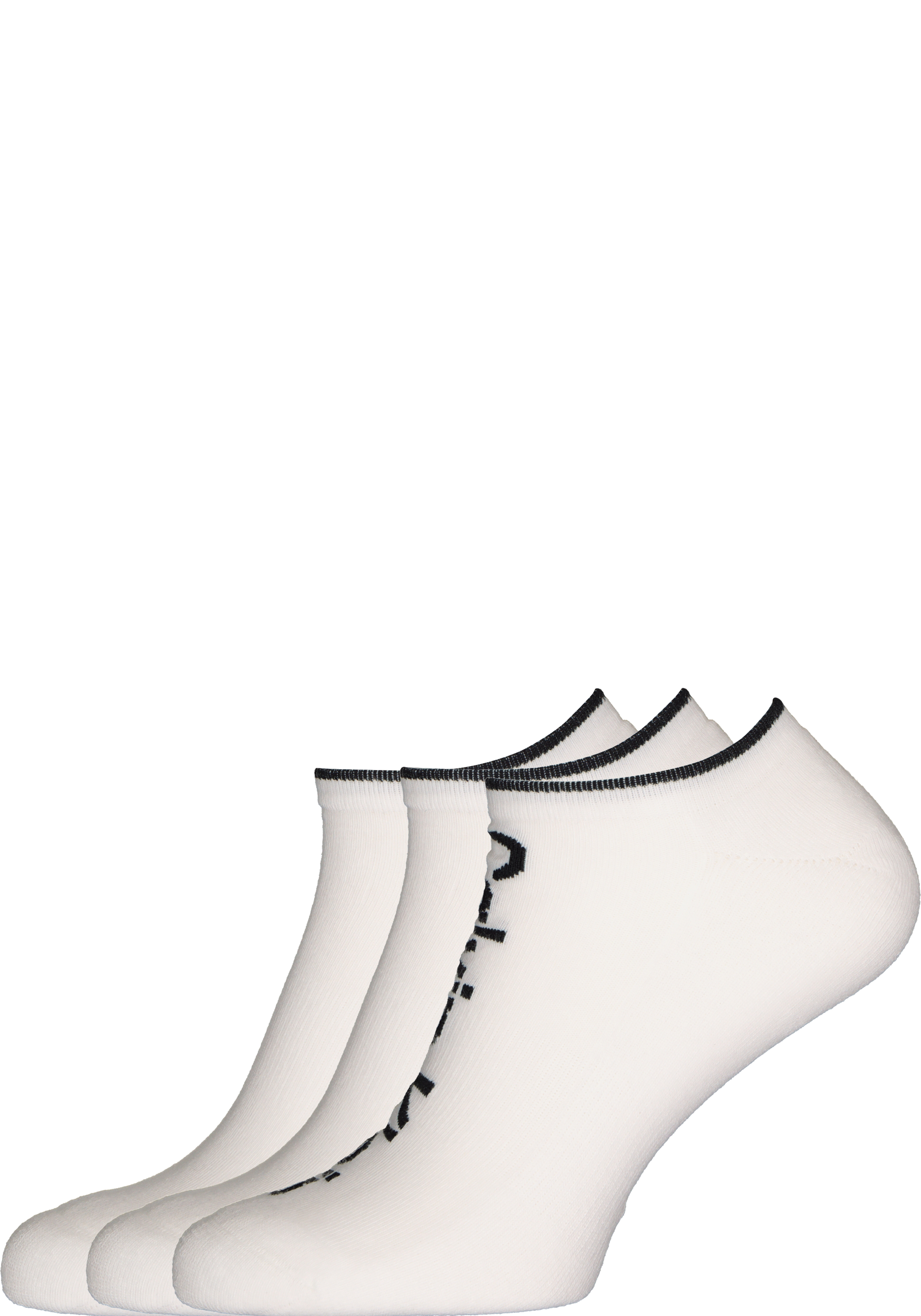 Calvin Klein herensokken Grant (3-pack), onzichtbare lage sportsokken, wit