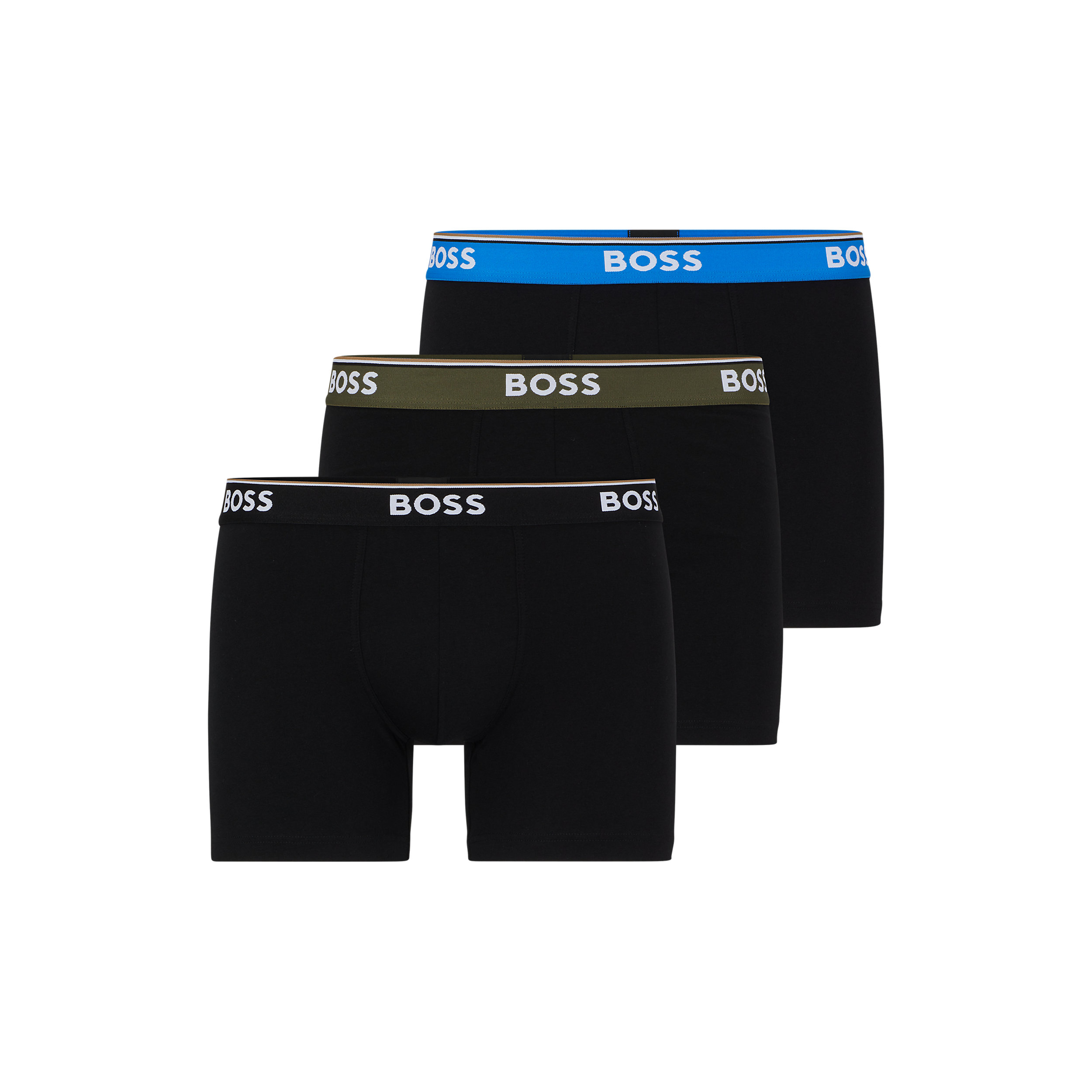 HUGO BOSS Power boxer briefs (3-pack), heren boxers normale lengte, multicolor