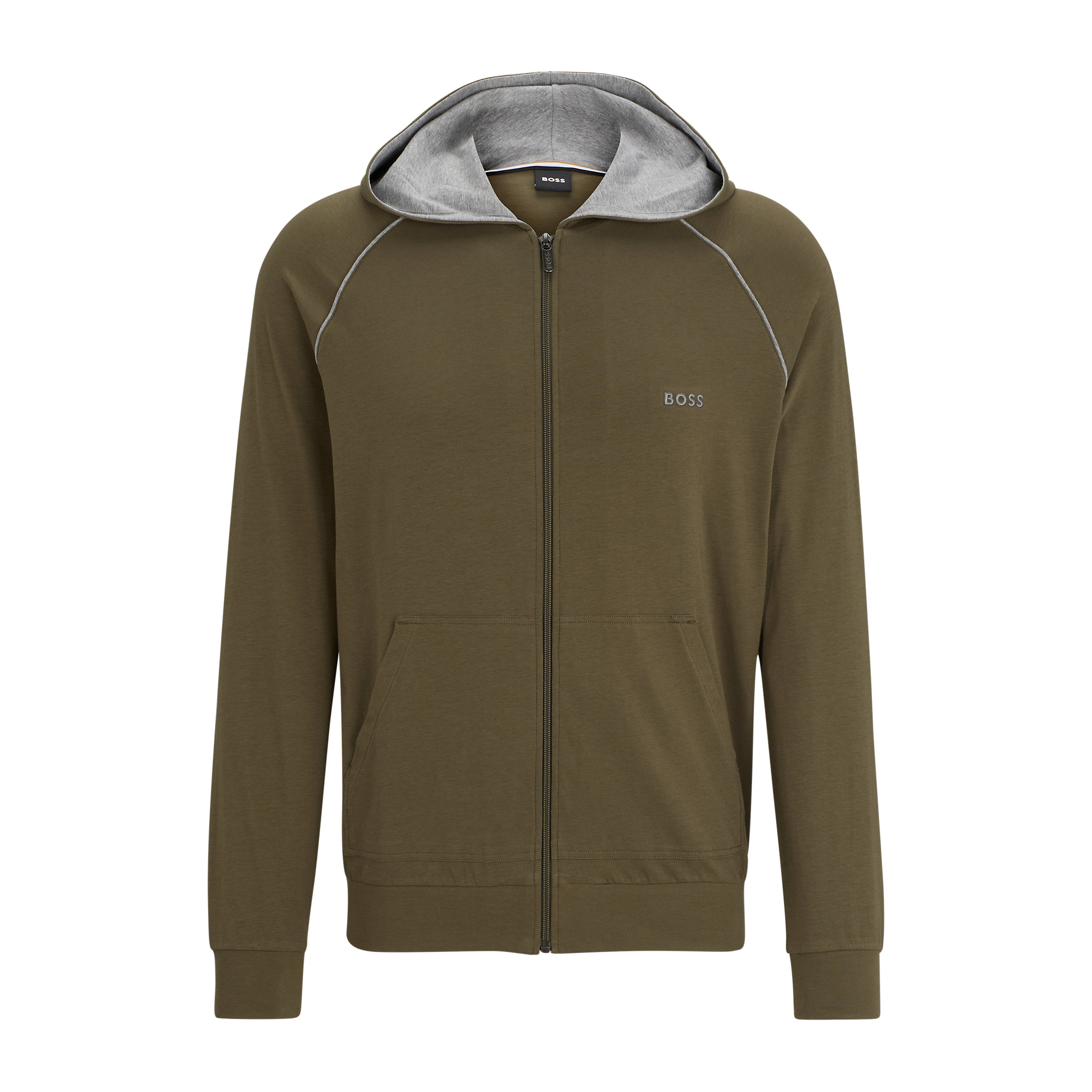 BOSS Mix&Match Jacket, heren lounge vest, groen