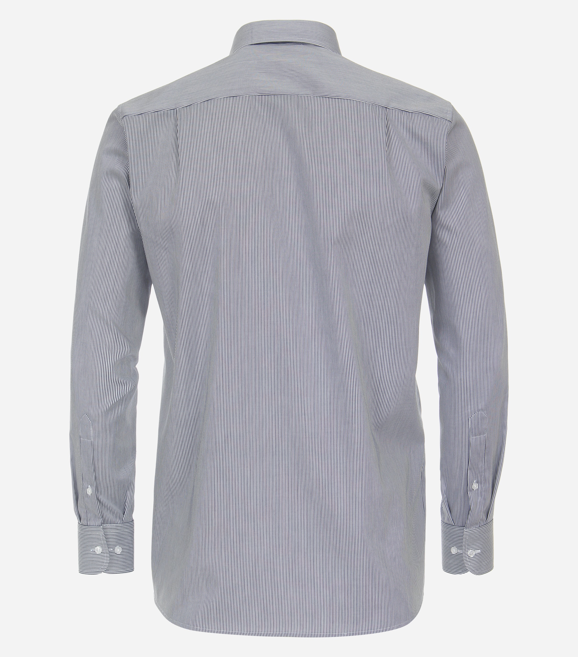 CASA MODA comfort fit overhemd, twill, blauw gestreept