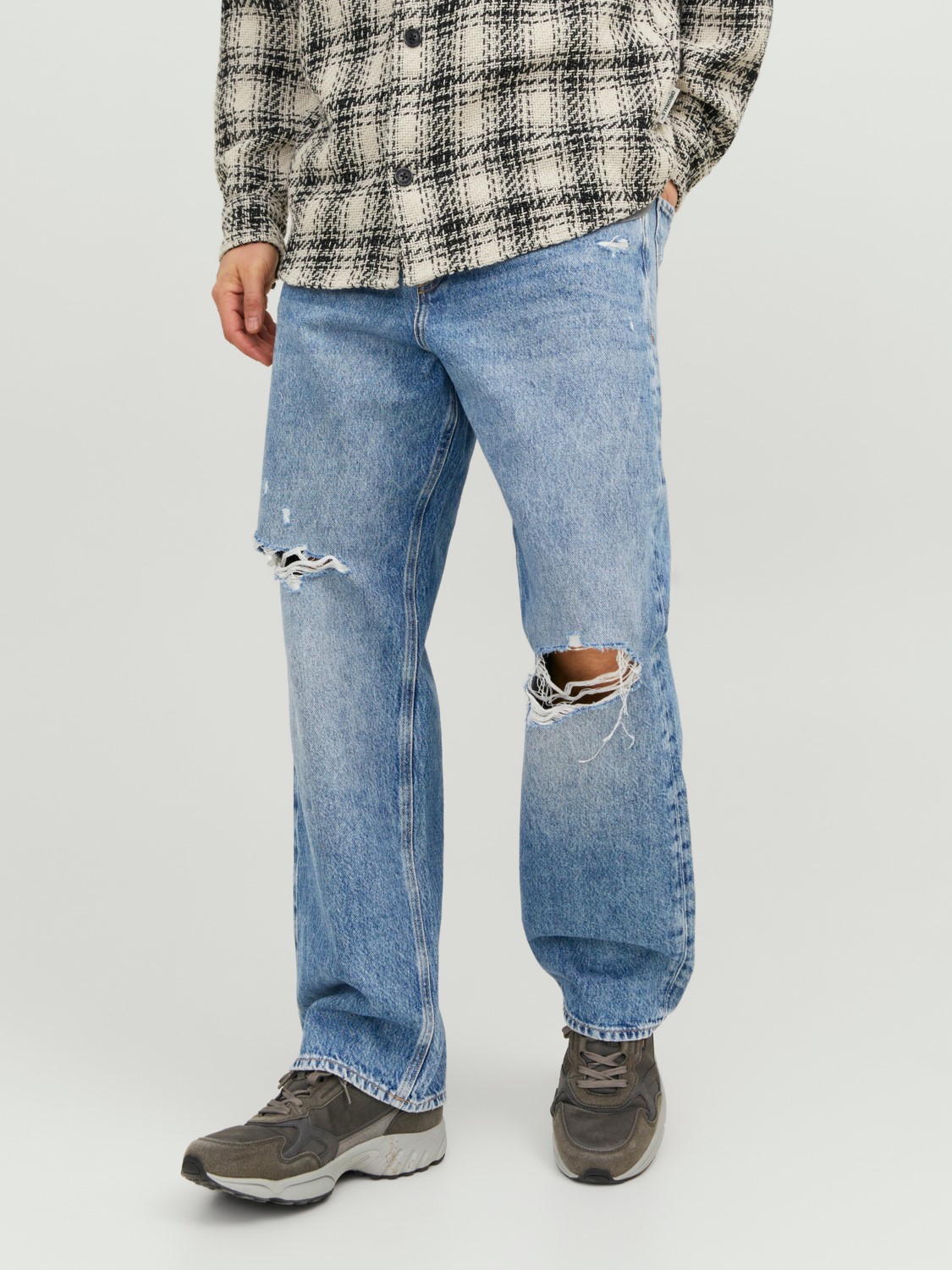 JACK & JONES Alex Original loose fit, heren jeans, denimblauw