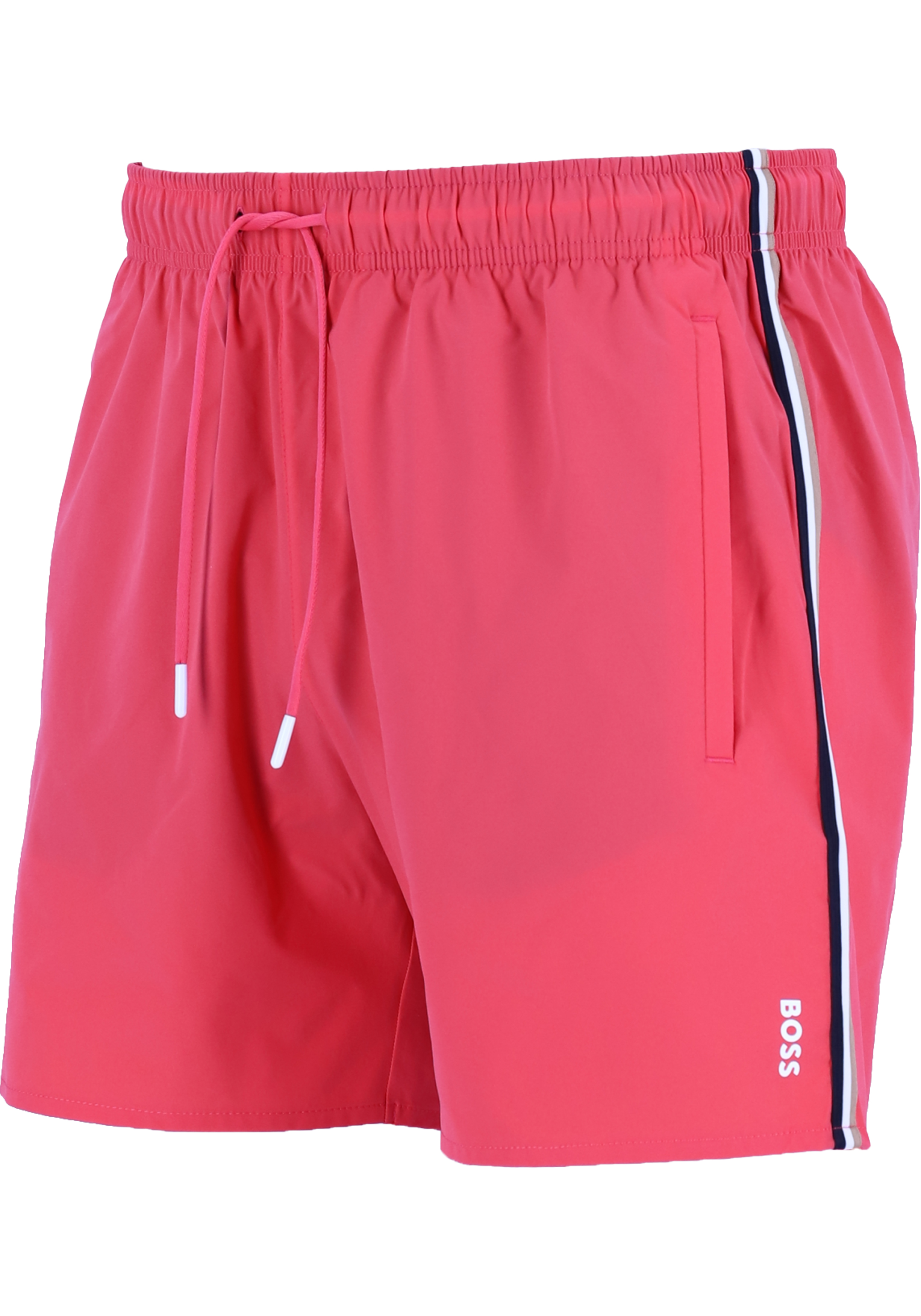 HUGO BOSS Iconic swim shorts, heren zwembroek, middenrood