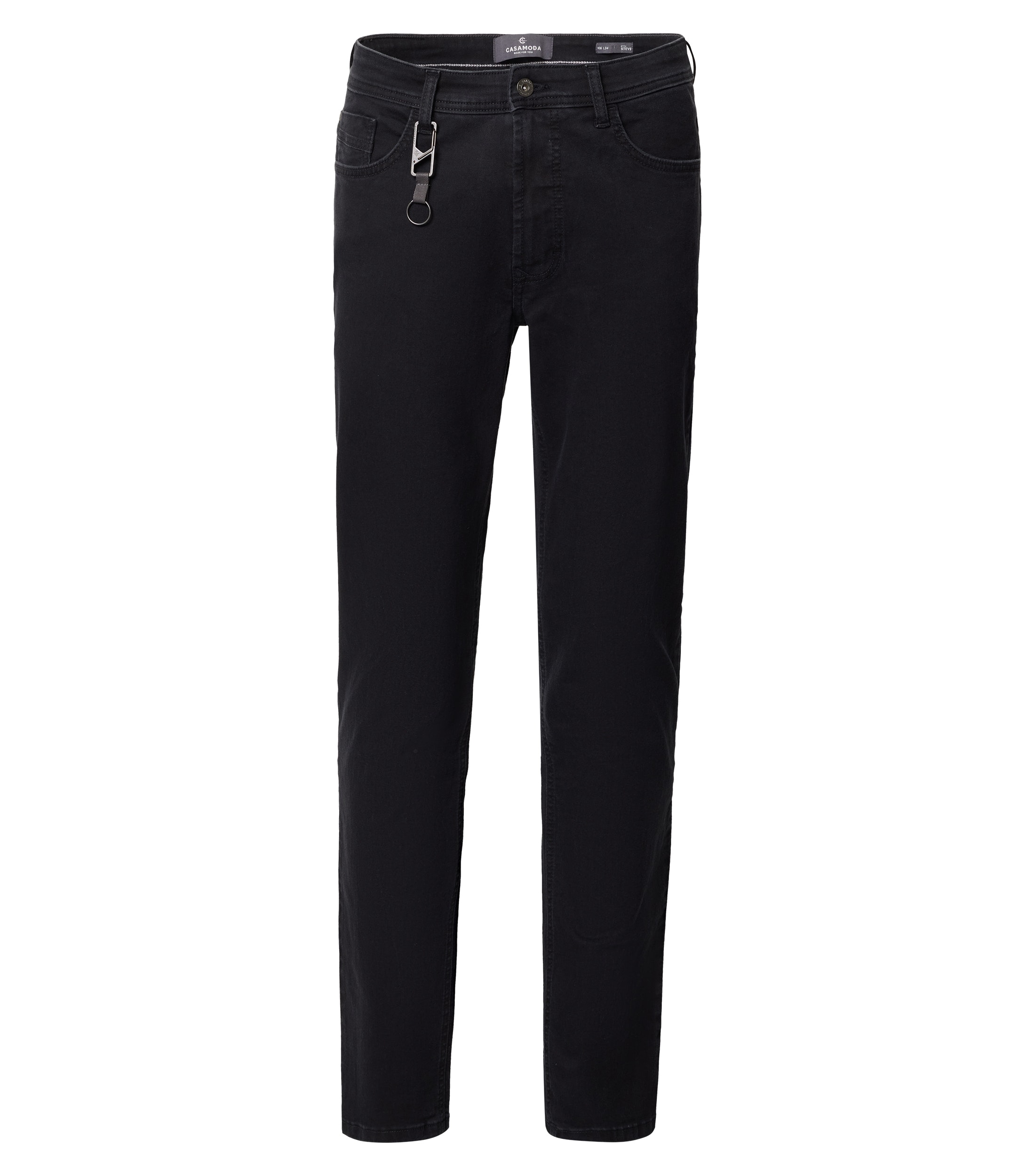 CASA MODA jeans STEVE, heren 5-pocket spijkerbroek, zwart
