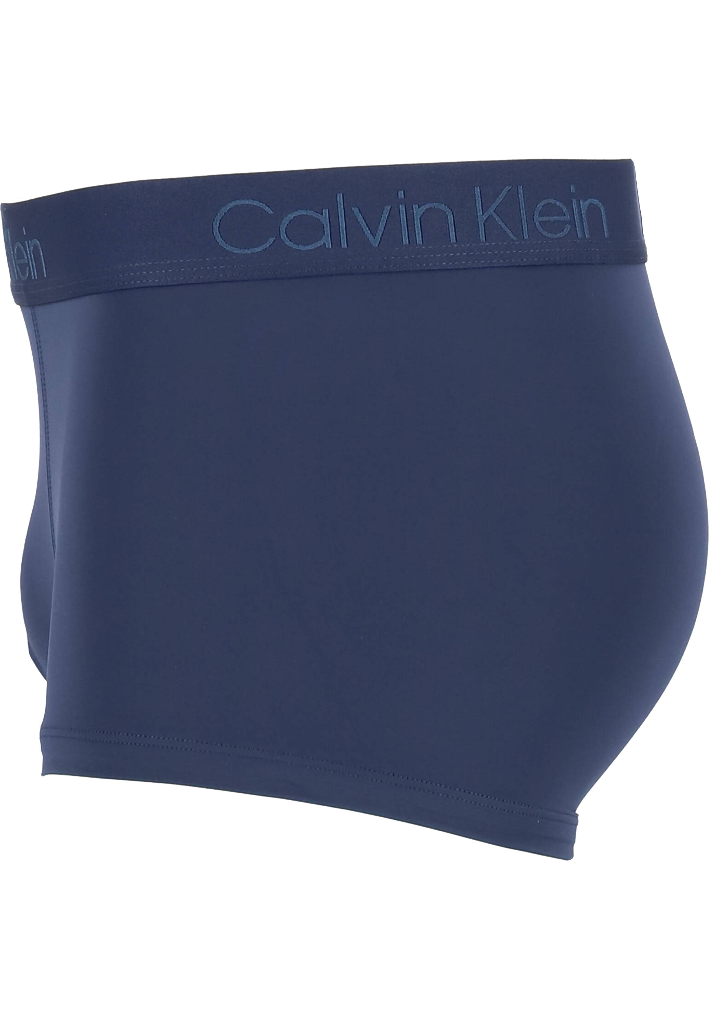 Calvin Klein CK BLACK Micro low rise trunk (1-pack), microfiber heren boxer kort, blauw