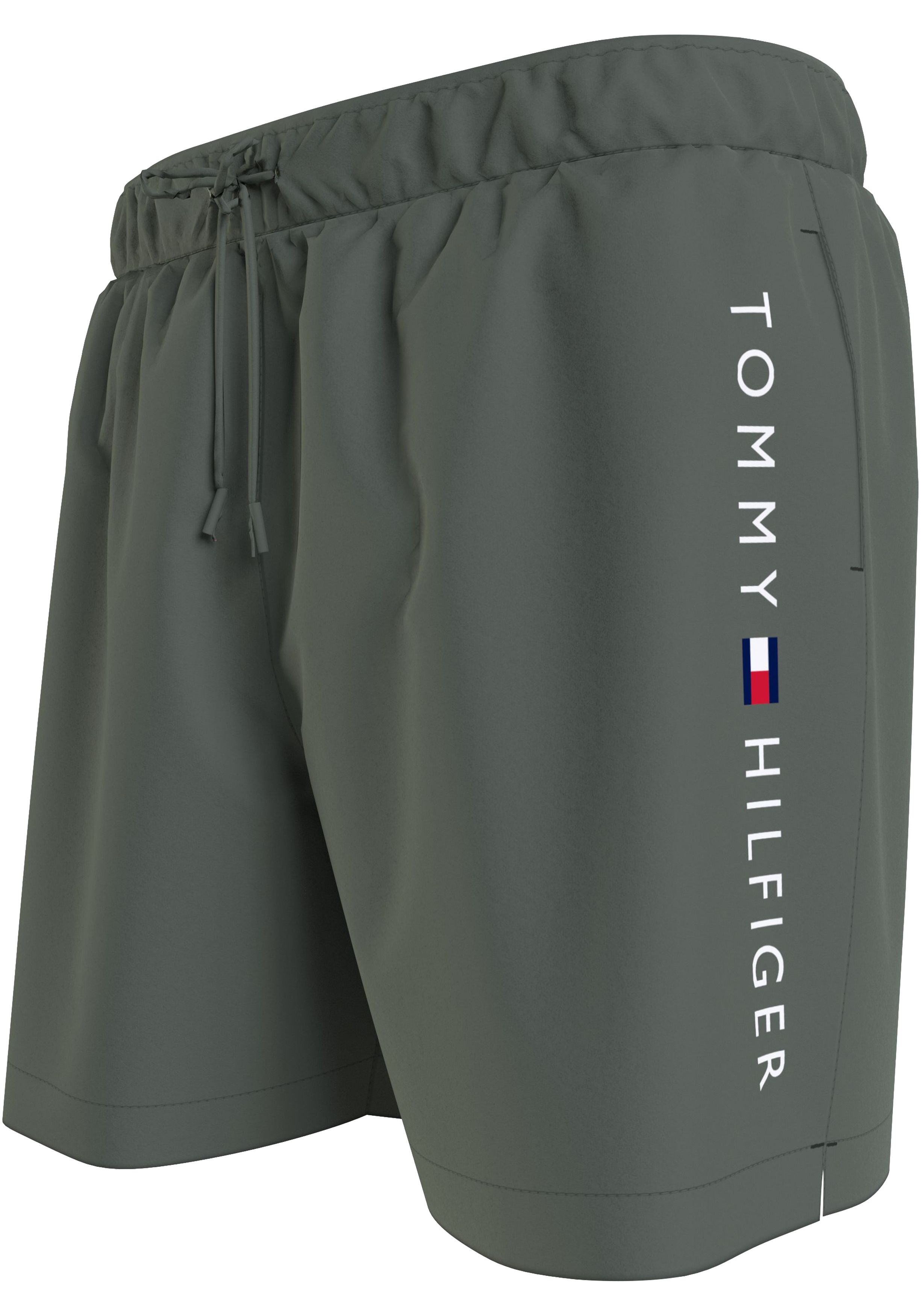 Tommy Hilfiger Medium Drawstring swimshort, heren zwembroek, groen