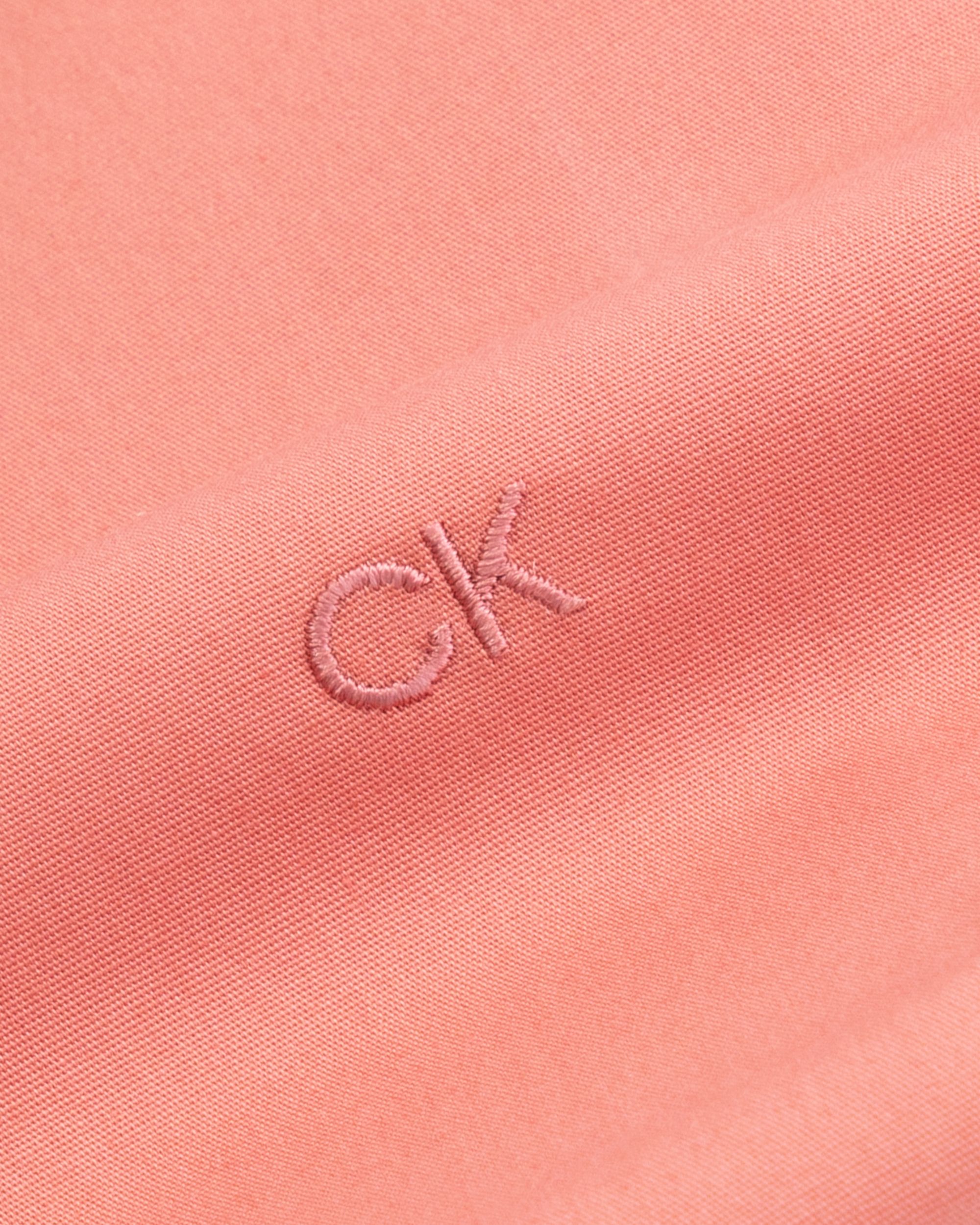 Calvin Klein slim fit overhemd, Poplin Stretch Slim Shirt, antiek roze