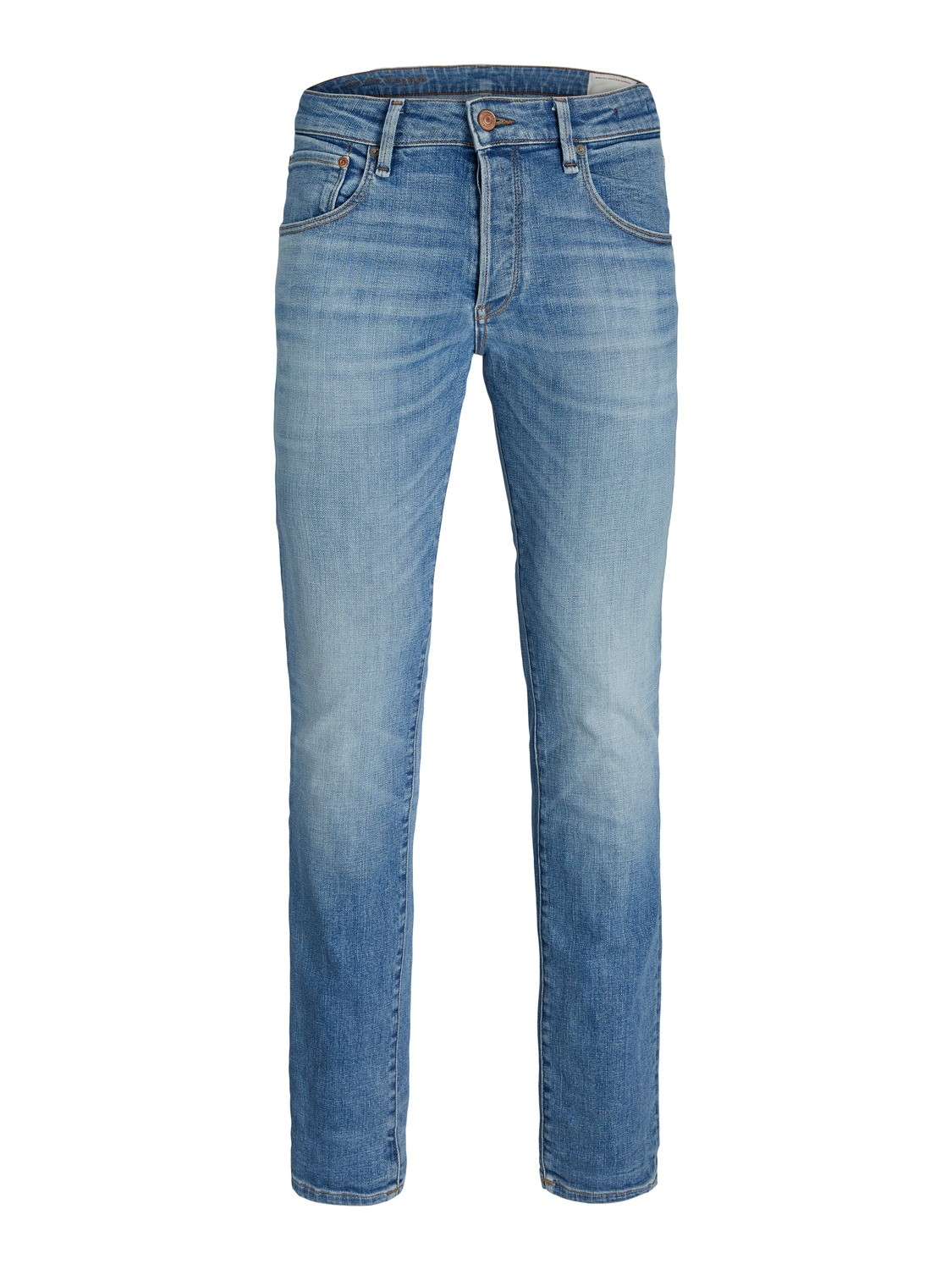 JACK & JONES Tim Davis regular fit, heren jeans, denimblauw