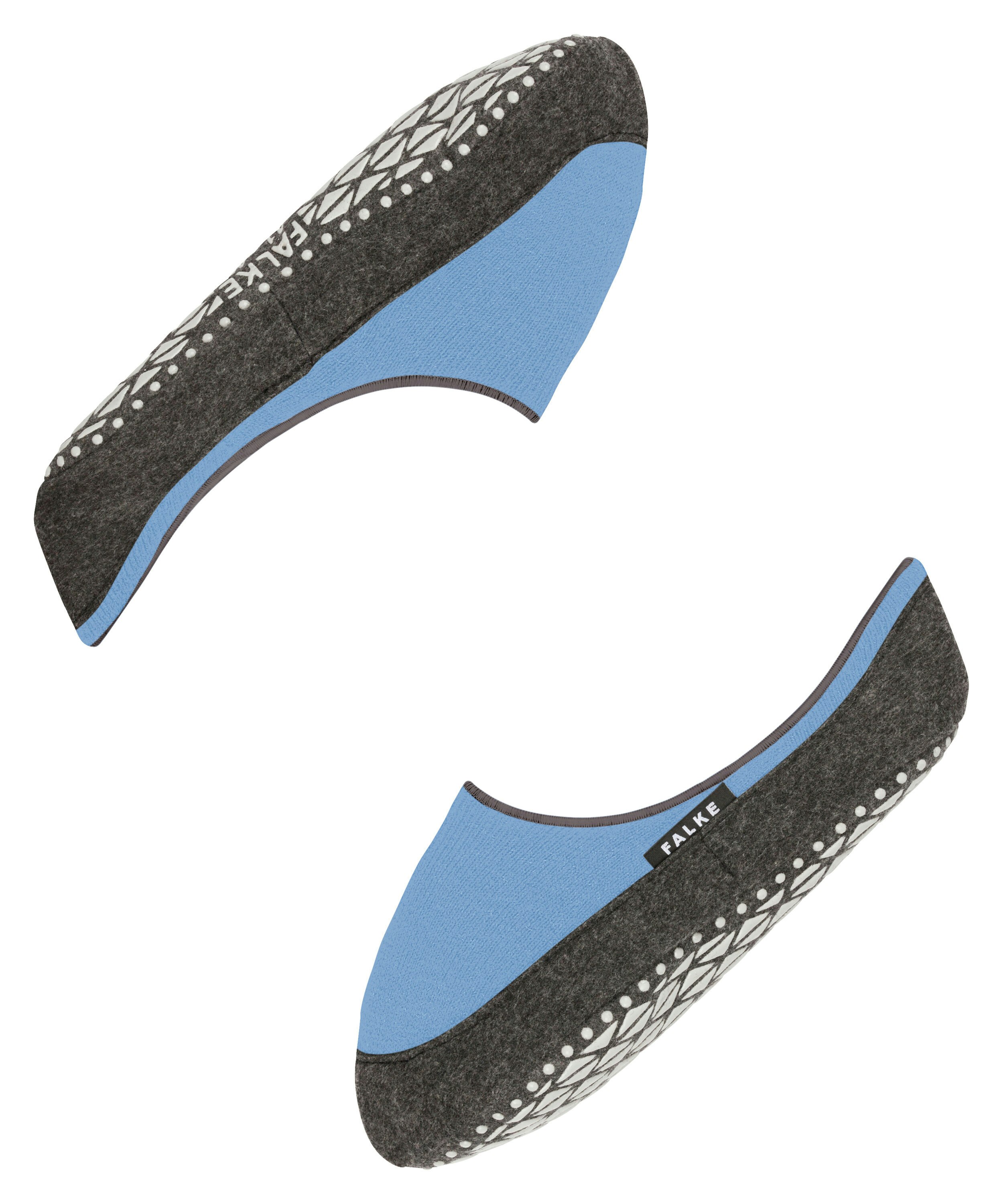 FALKE Cosyshoe heren pantoffels, zeeblauw (lagoon)