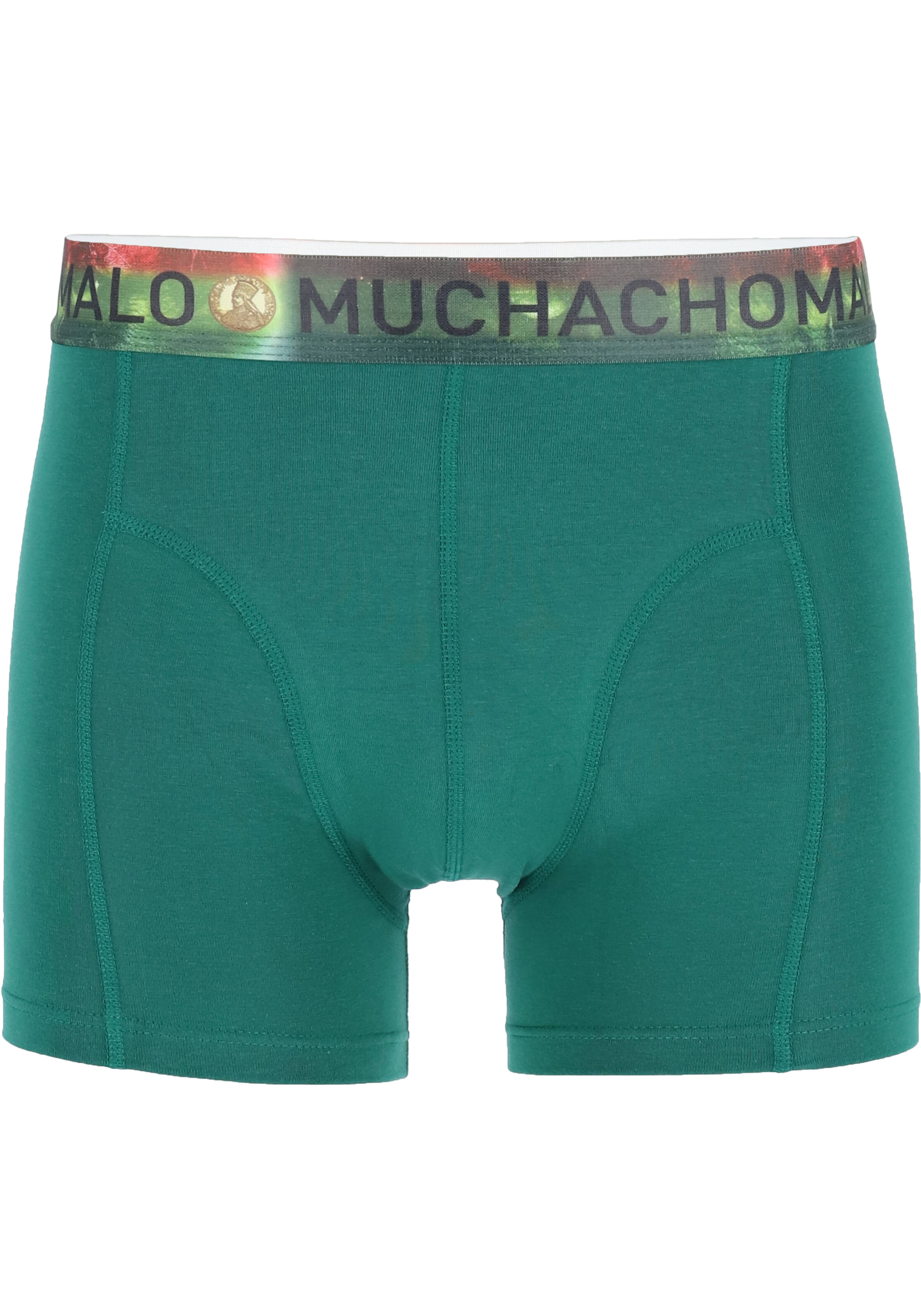 Muchachomalo heren boxershorts (4-pack), shorts Bobmalo Queen, print, groen, zwart