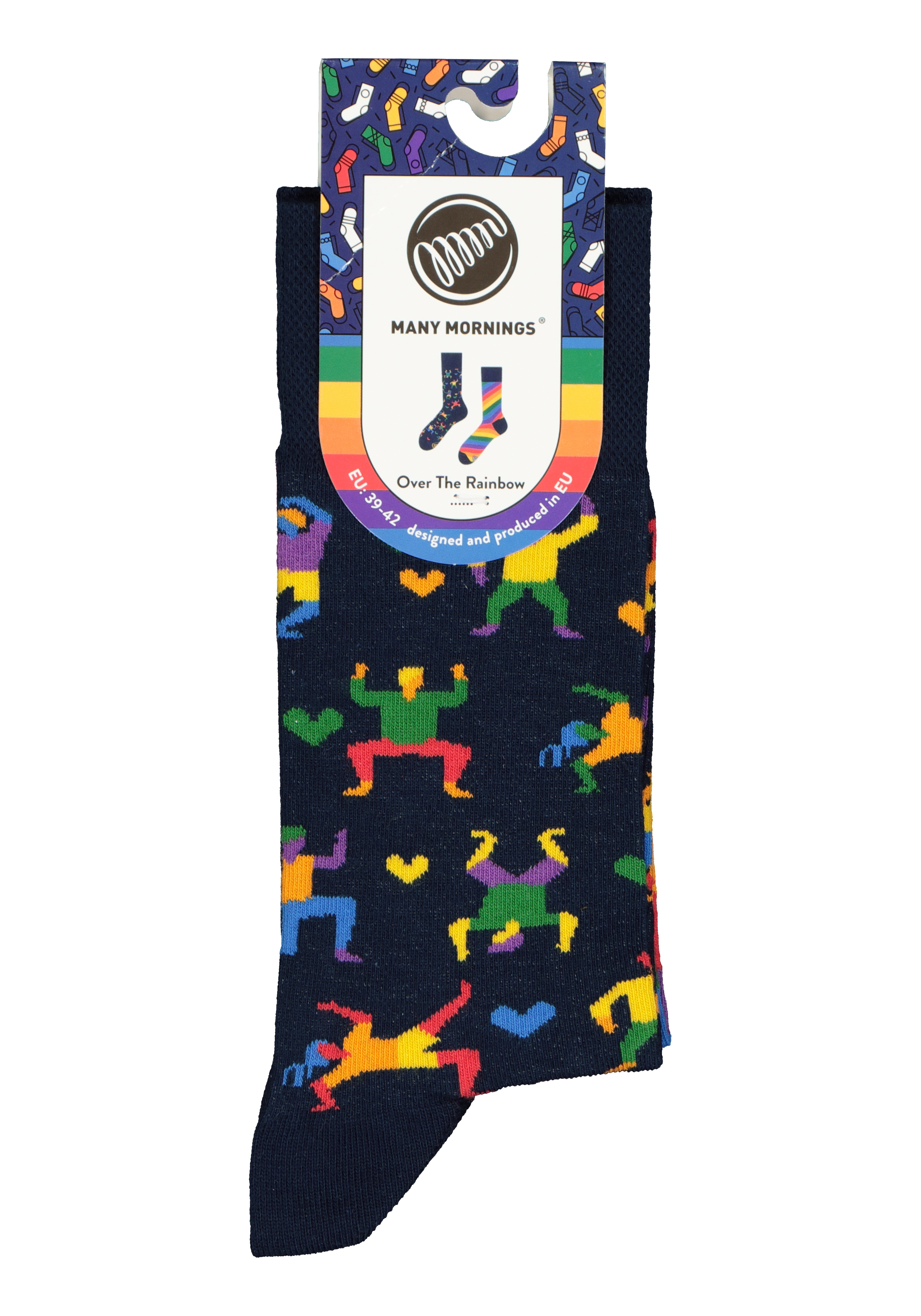 Many Mornings unisex sokken Over The Rainbow