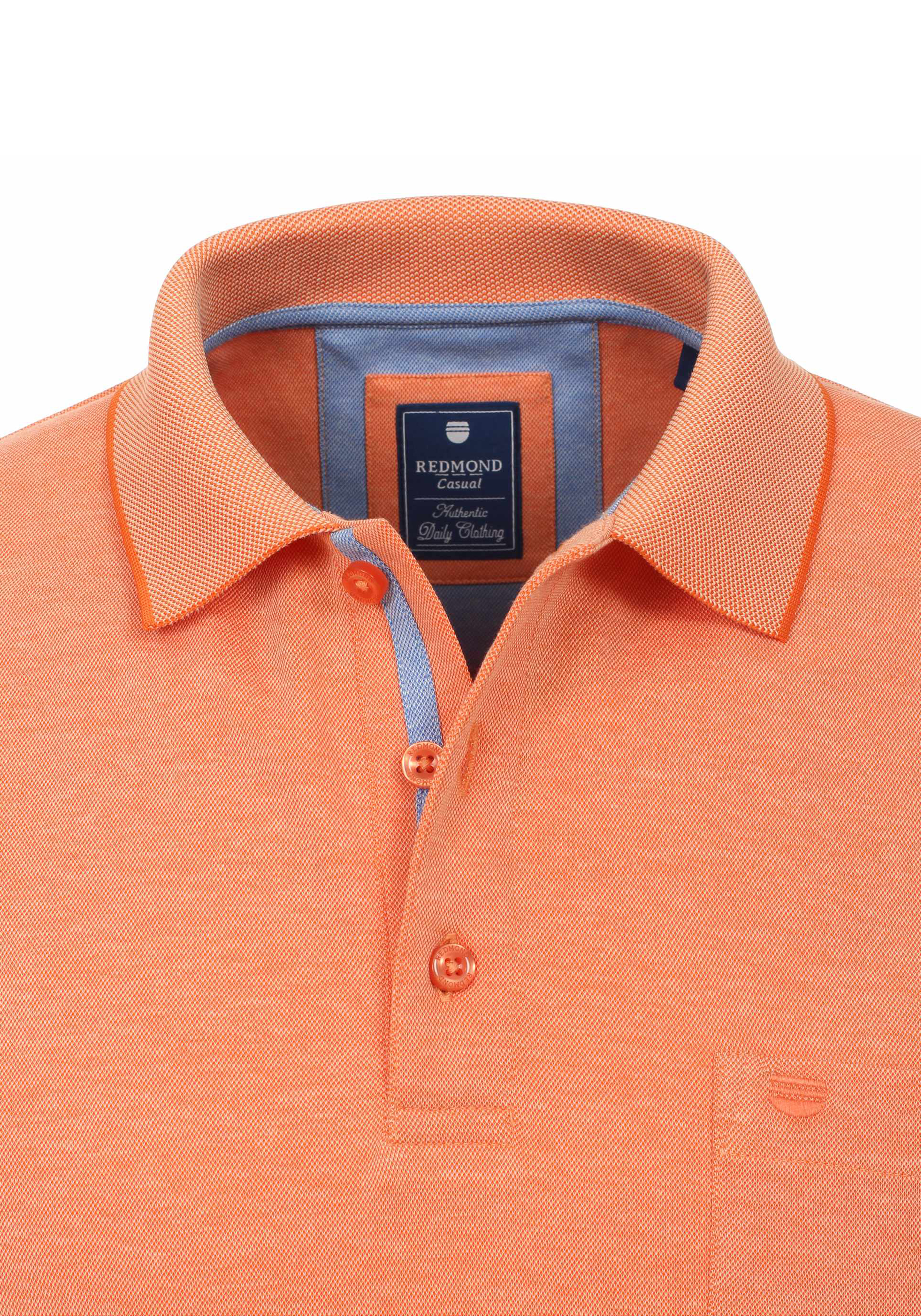 Redmond regular fit poloshirt, oranje melange