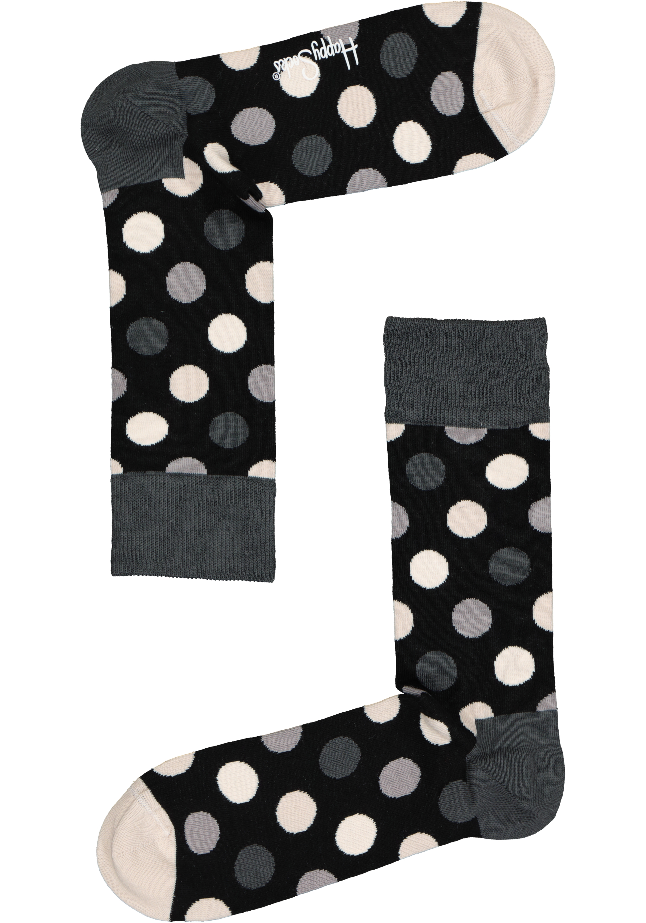 Happy Socks Classic Black & White Socks Gift Set (4-pack)