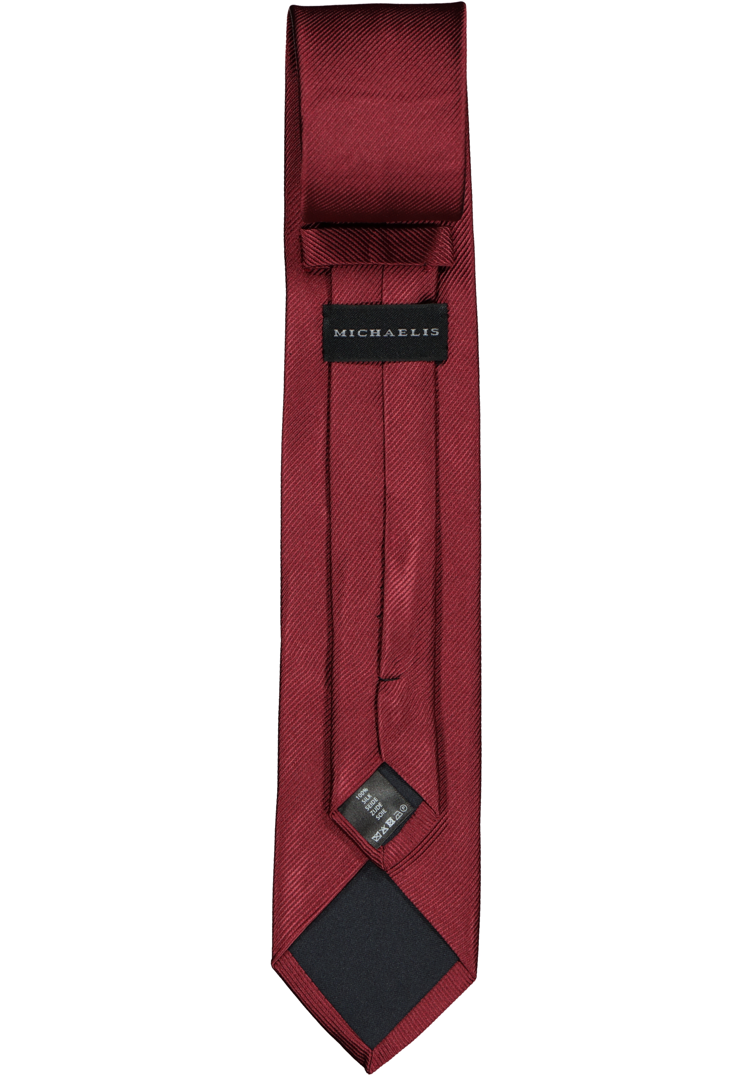 Michaelis smalle stropdas, bordeaux rood