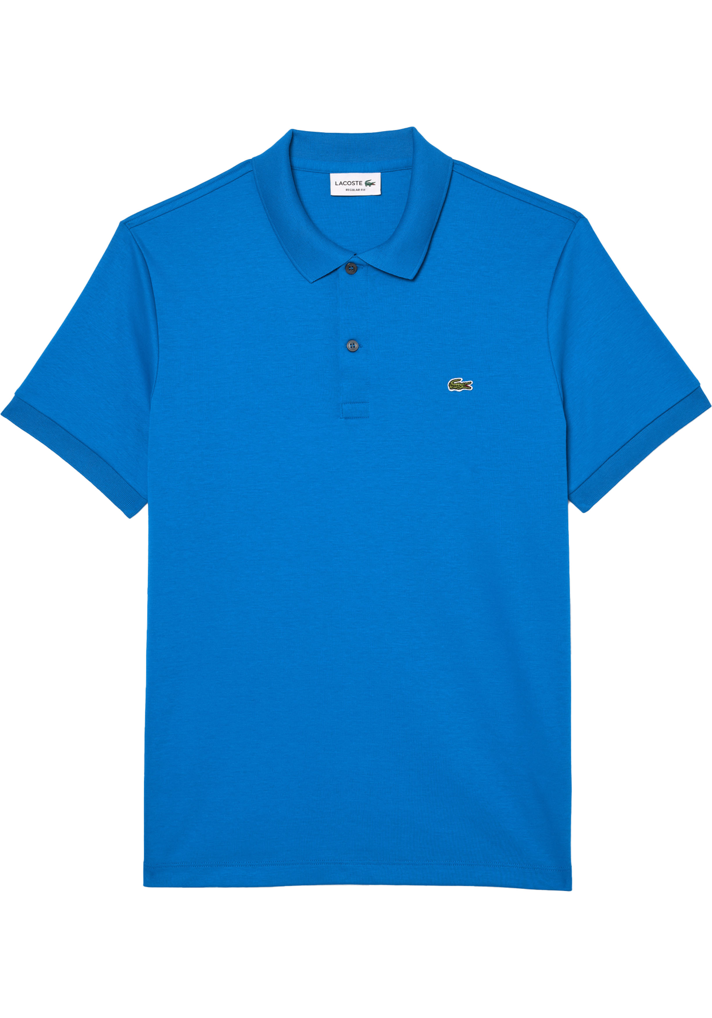 Lacoste Ultra Soft Polo Regular Fit, kobaltblauw