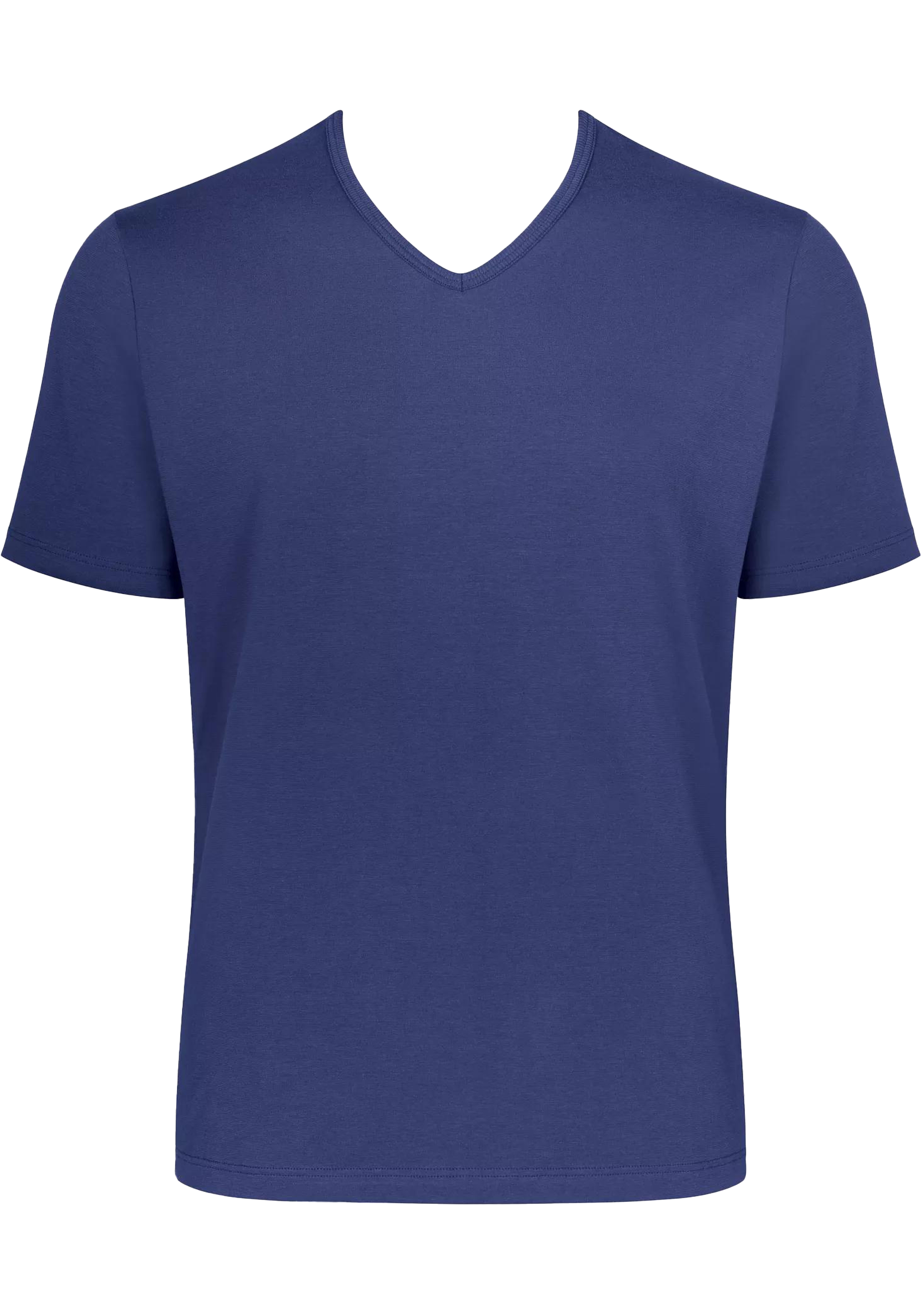 Sloggi Men GO Shirt V-Neck Regular Fit, heren T-shirt met een V-hals (1-pack), blauw