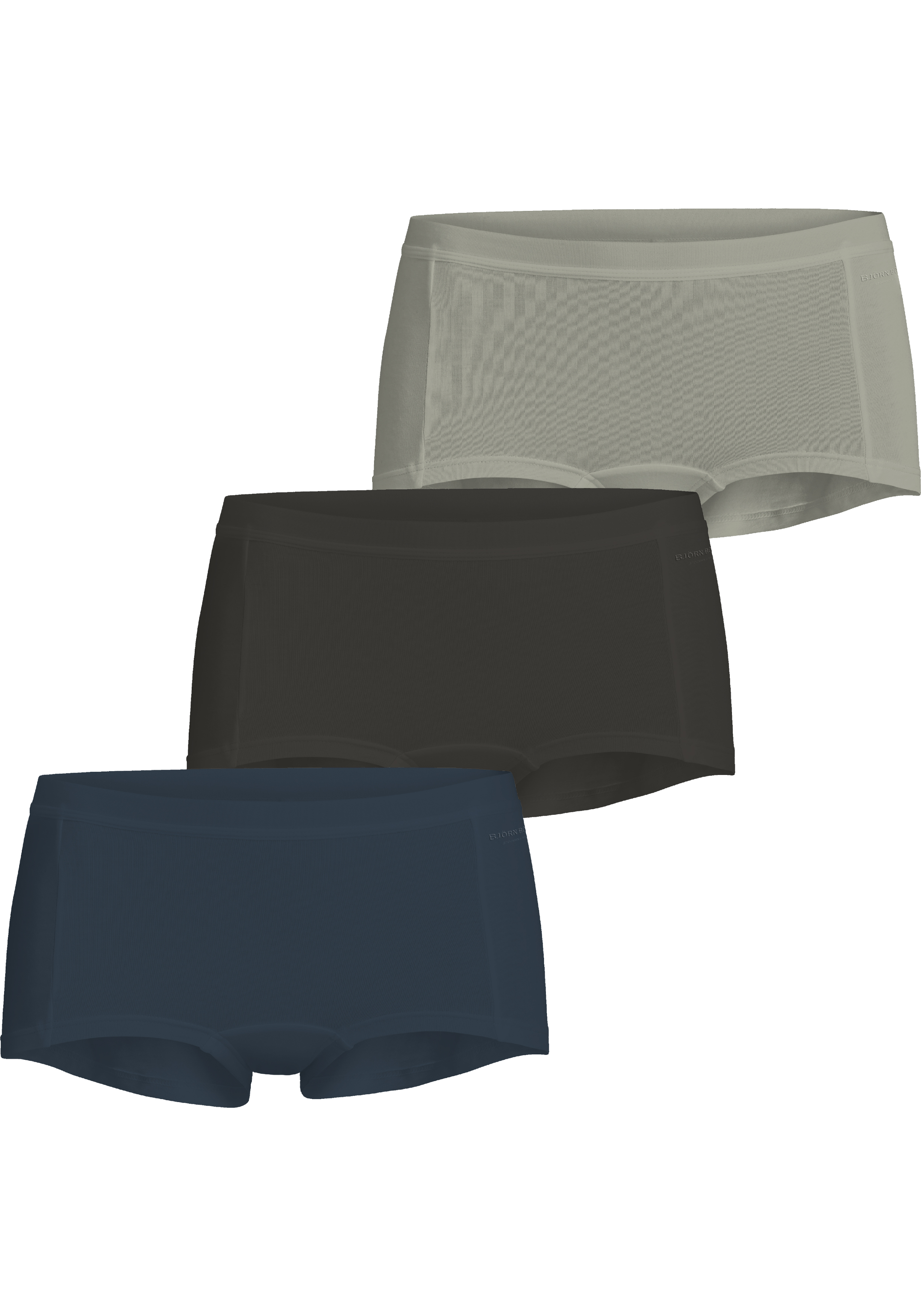 Bjorn Borg dames Core minishorts, boxers korte pijpen (3-pack), multicolor