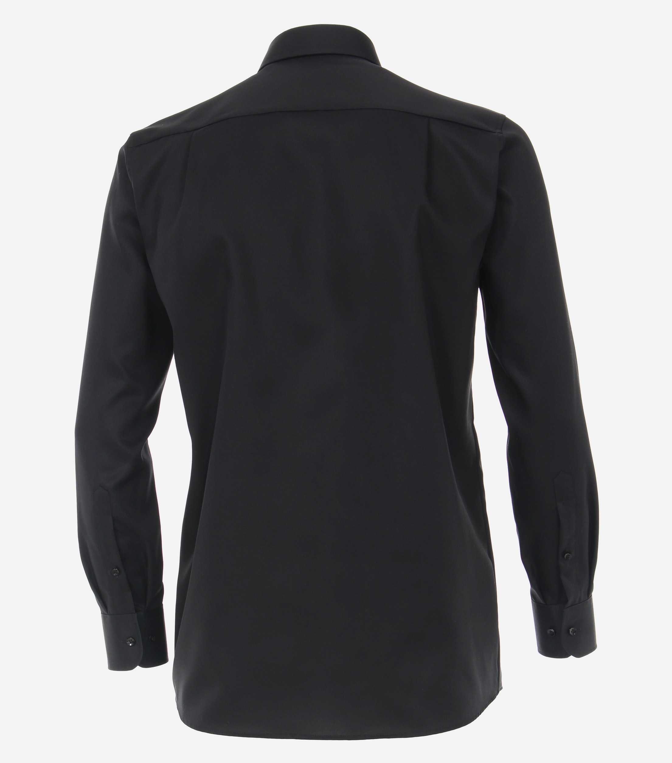 CASA MODA comfort fit overhemd, mouwlengte 7, twill, zwart