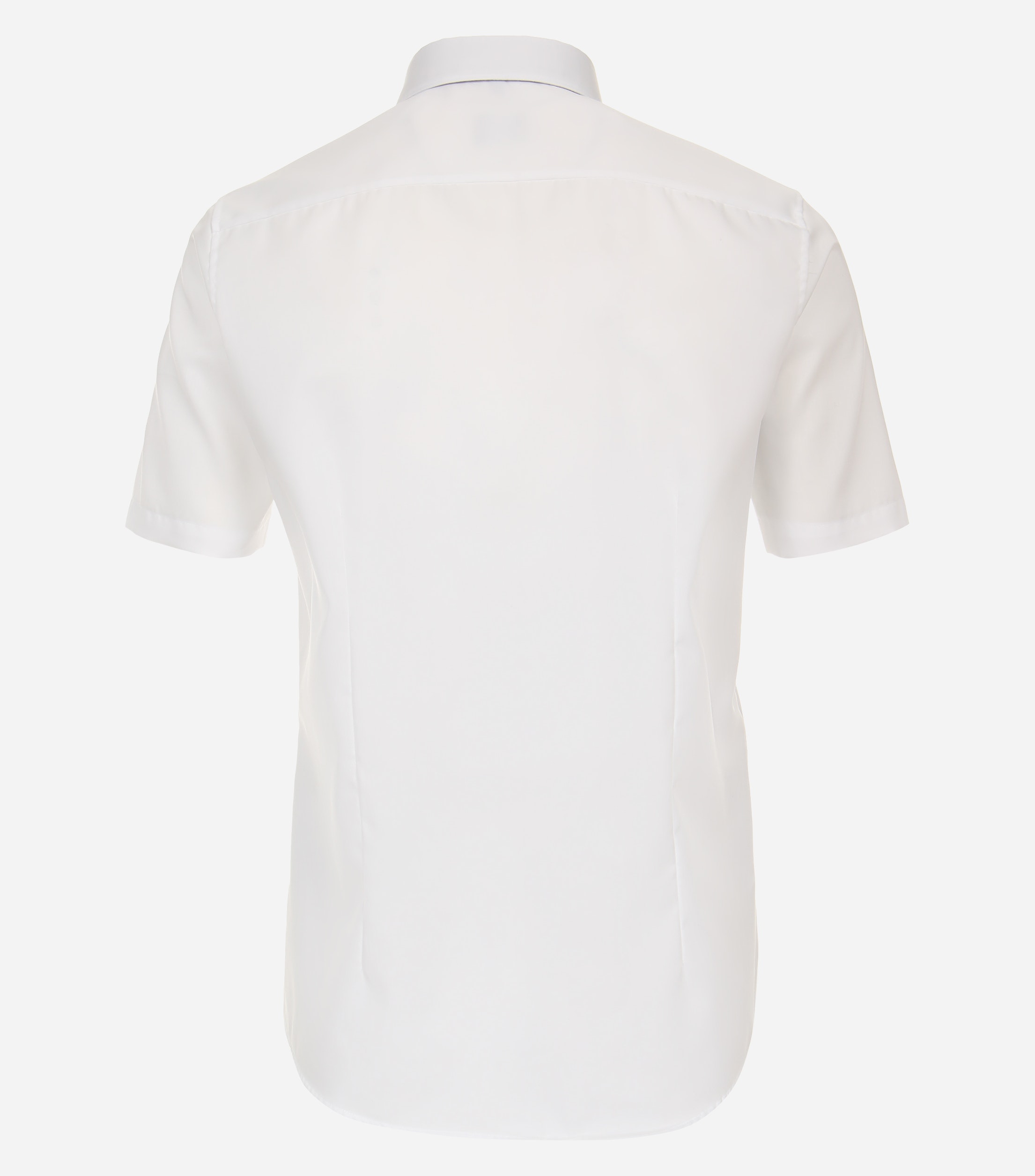 VENTI modern fit overhemd, korte mouw, twill, wit