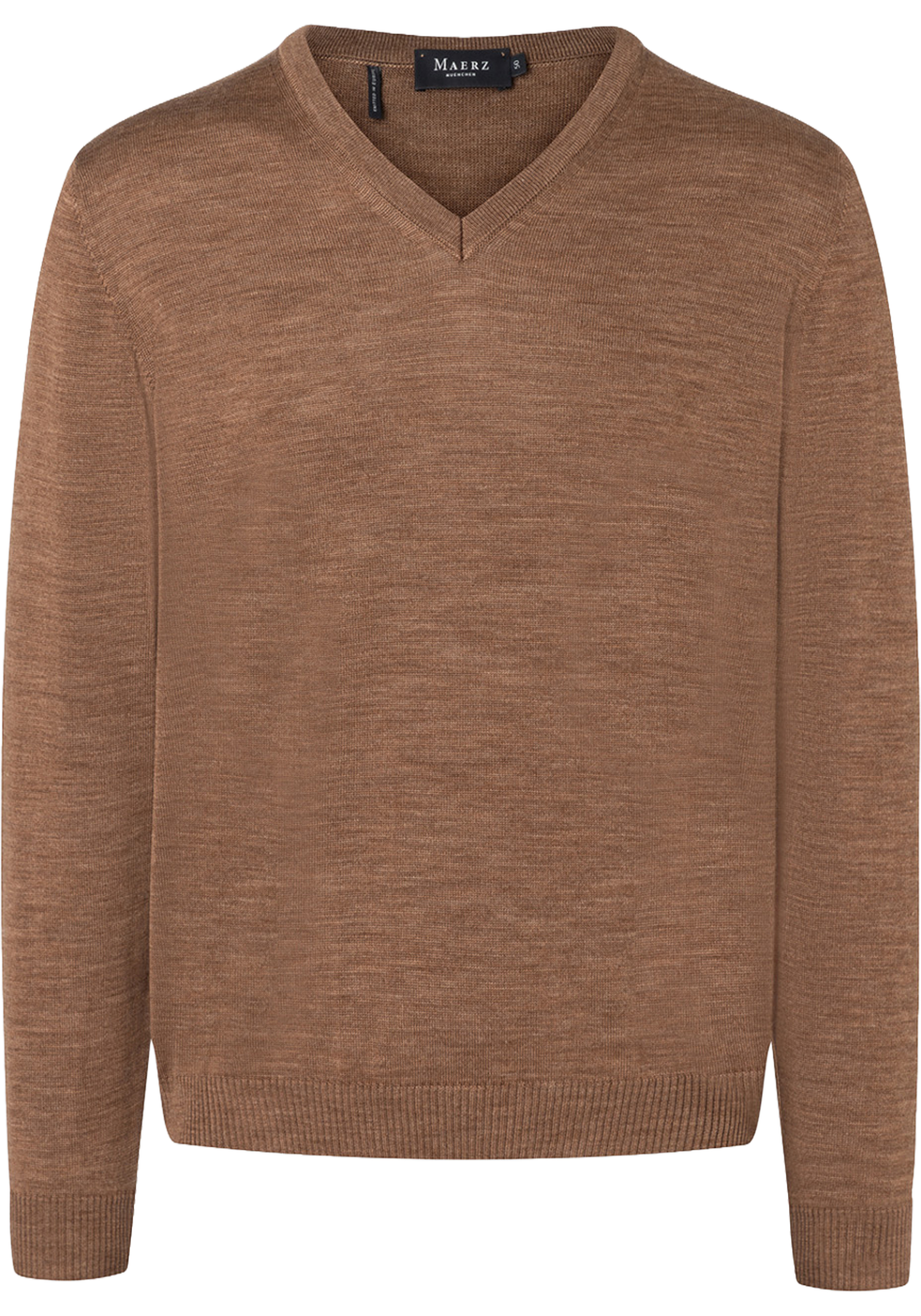 Maerz trui antraciet ronde hals merino | Schulte Herenmode