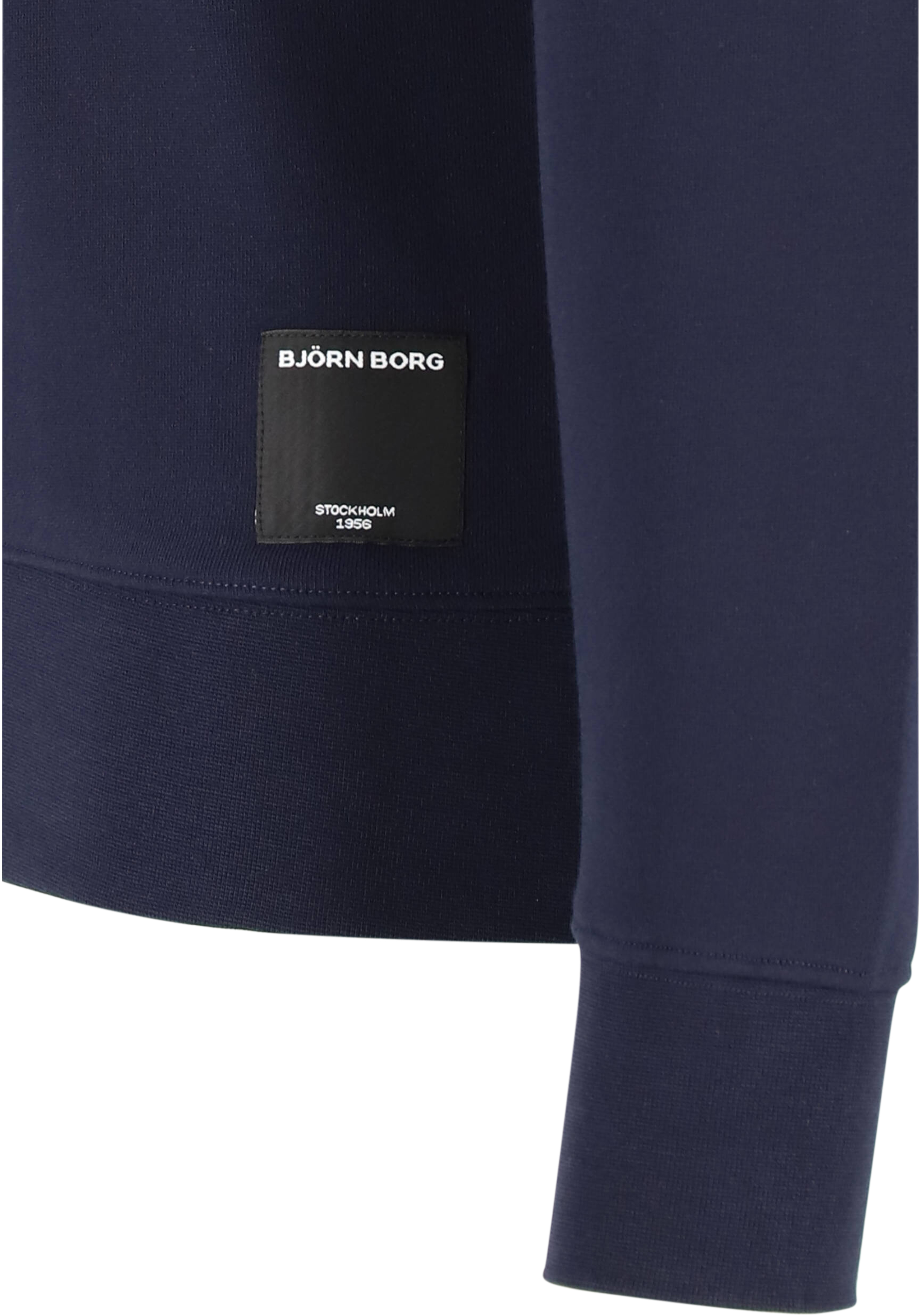 Bjorn Borg crew neck sweater, heren sweatshirt dik, blauw