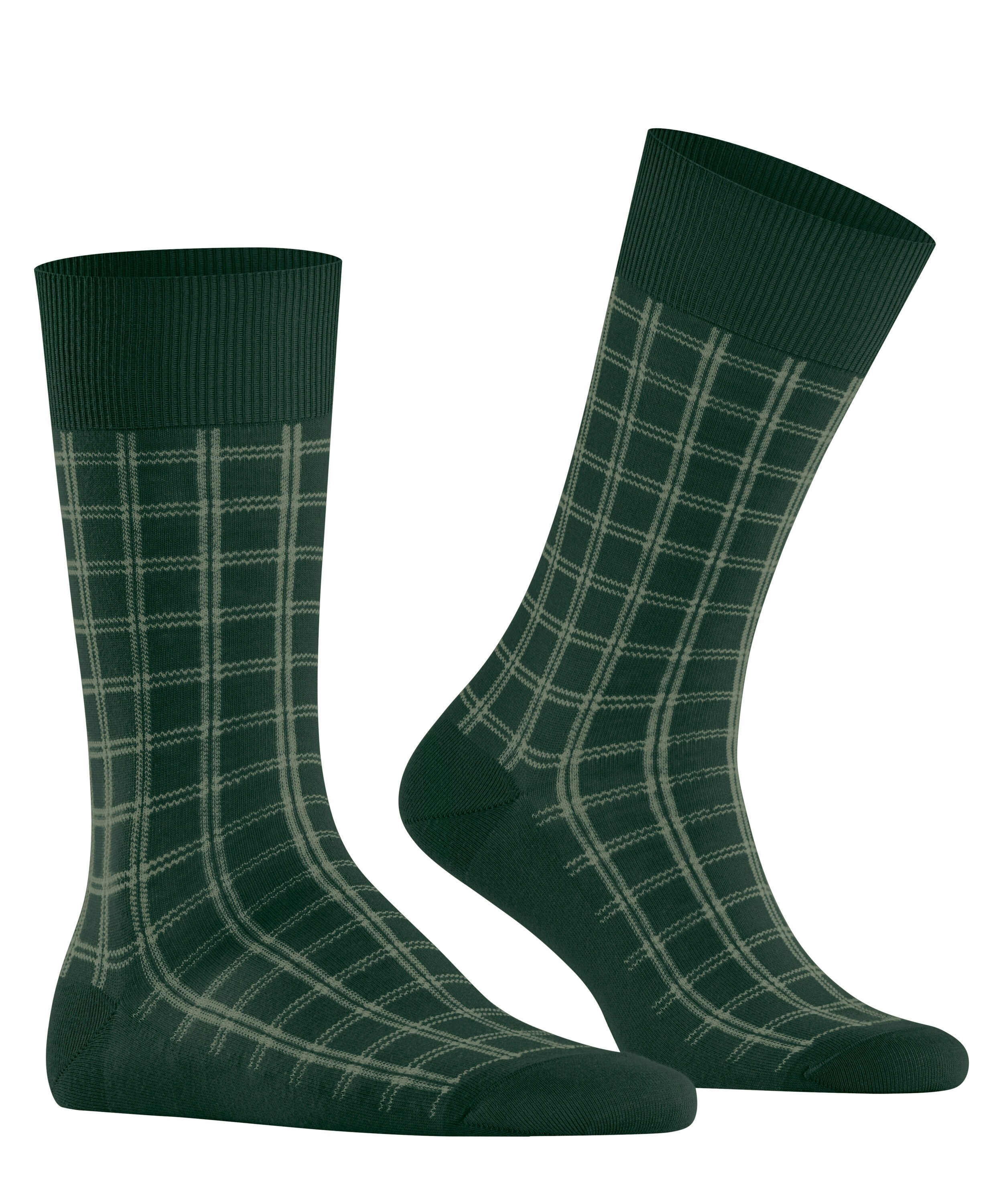 FALKE Modern Tailor herensokken, groen (hunter green)