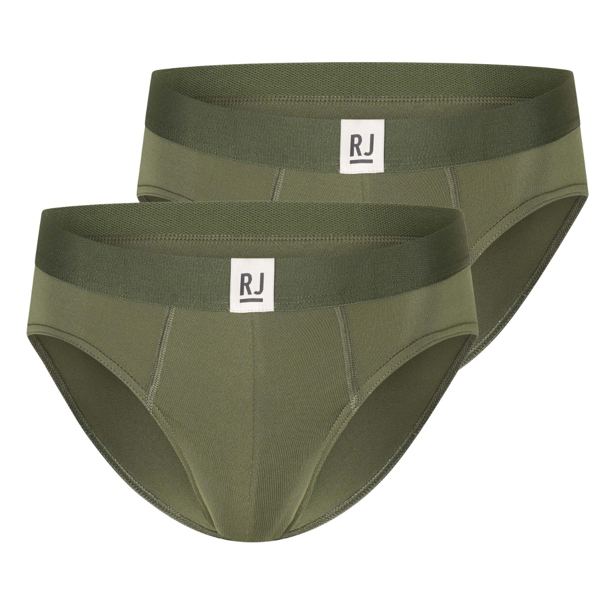 RJ Bodywear RJ Pure Color heren slip (1-pack), donkergroen