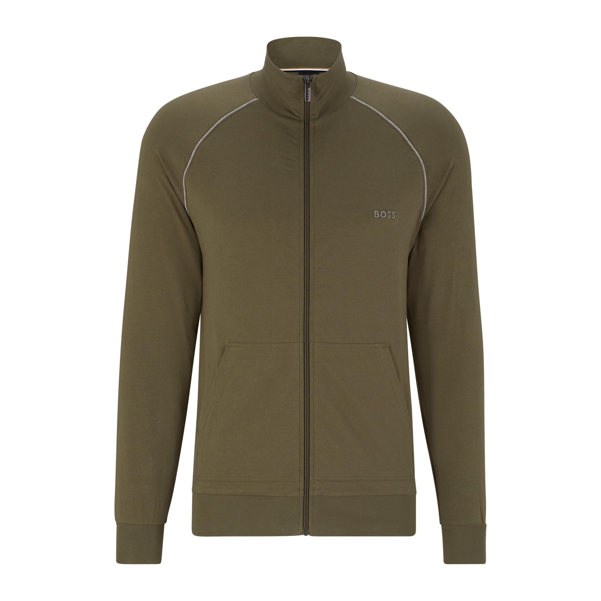 BOSS Mix&Match Jacket, heren lounge vest, groen