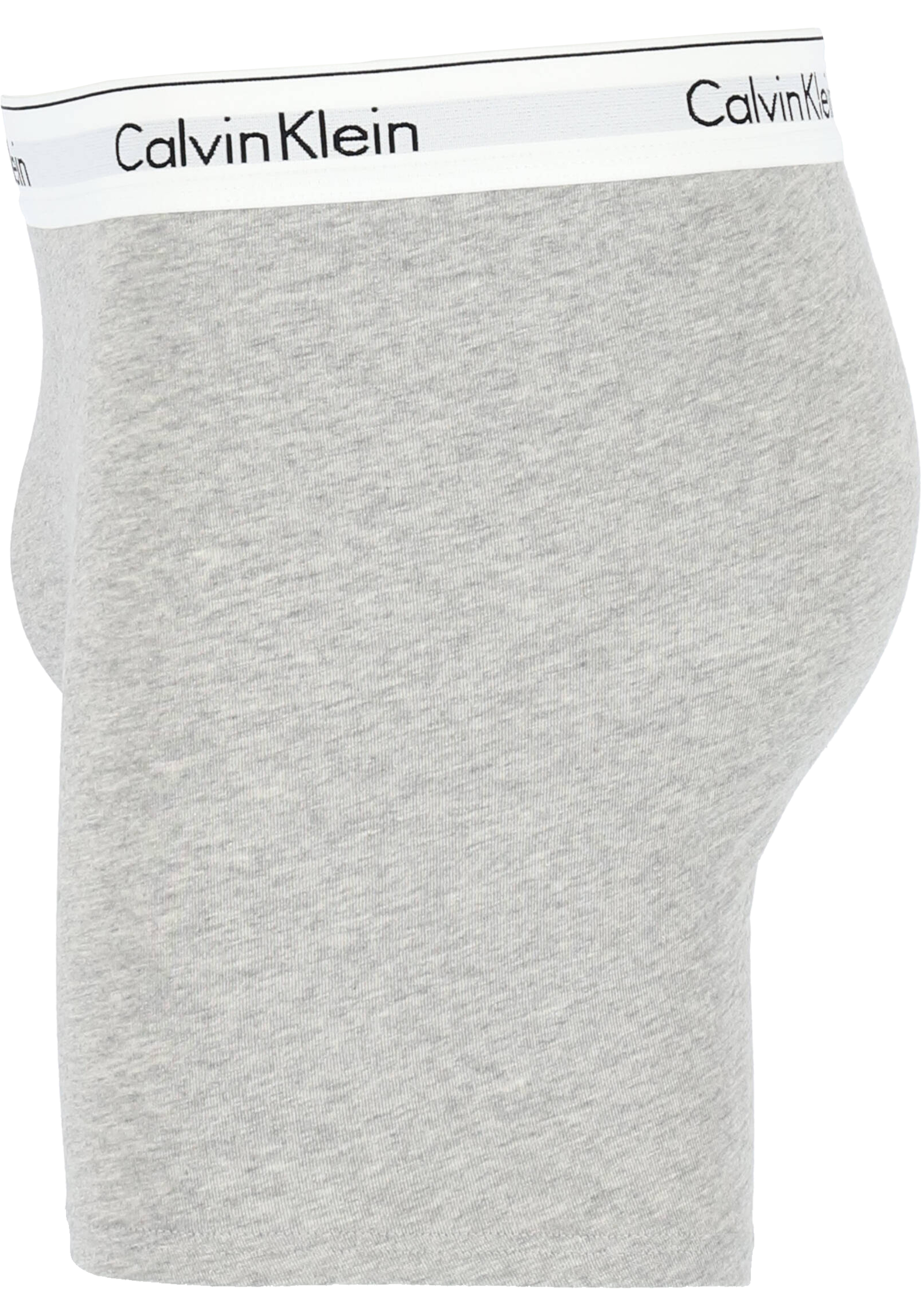 Calvin Klein Modern Cotton boxer brief (2-pack), heren boxers lang, zwart en grijs