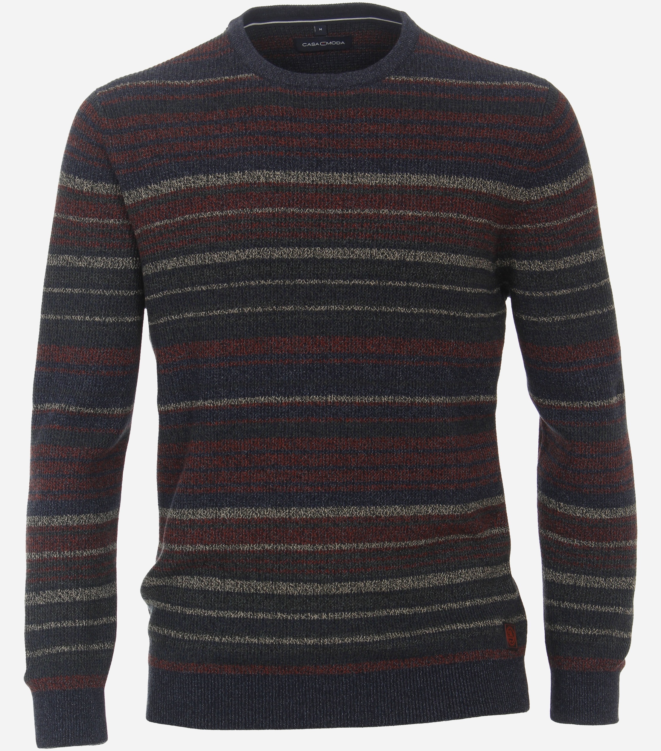 CASA MODA comfort fit trui, blauw gestreept