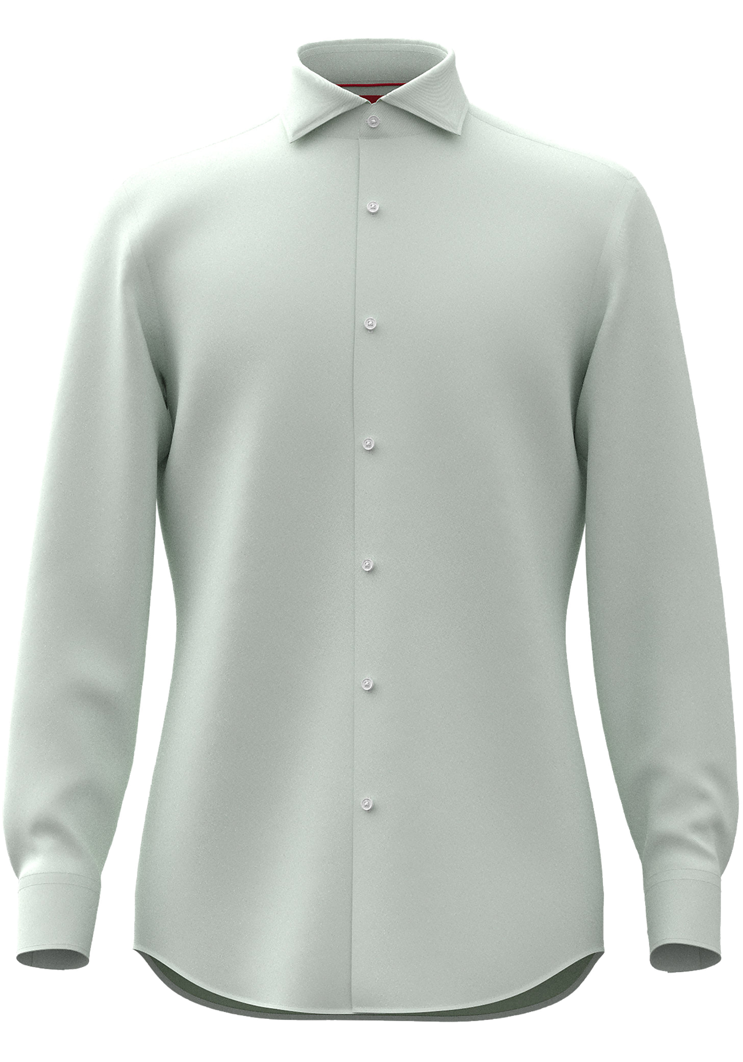 HUGO Kason slim fit overhemd, twill, groen
