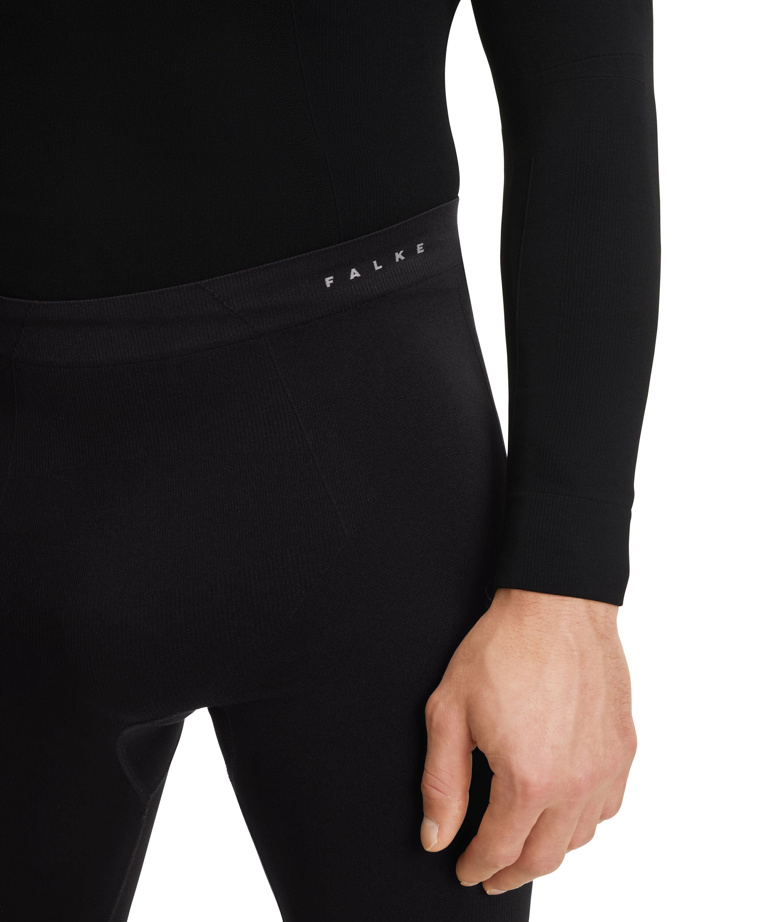 FALKE heren tights Maximum Warm, thermobroek, zwart (black)