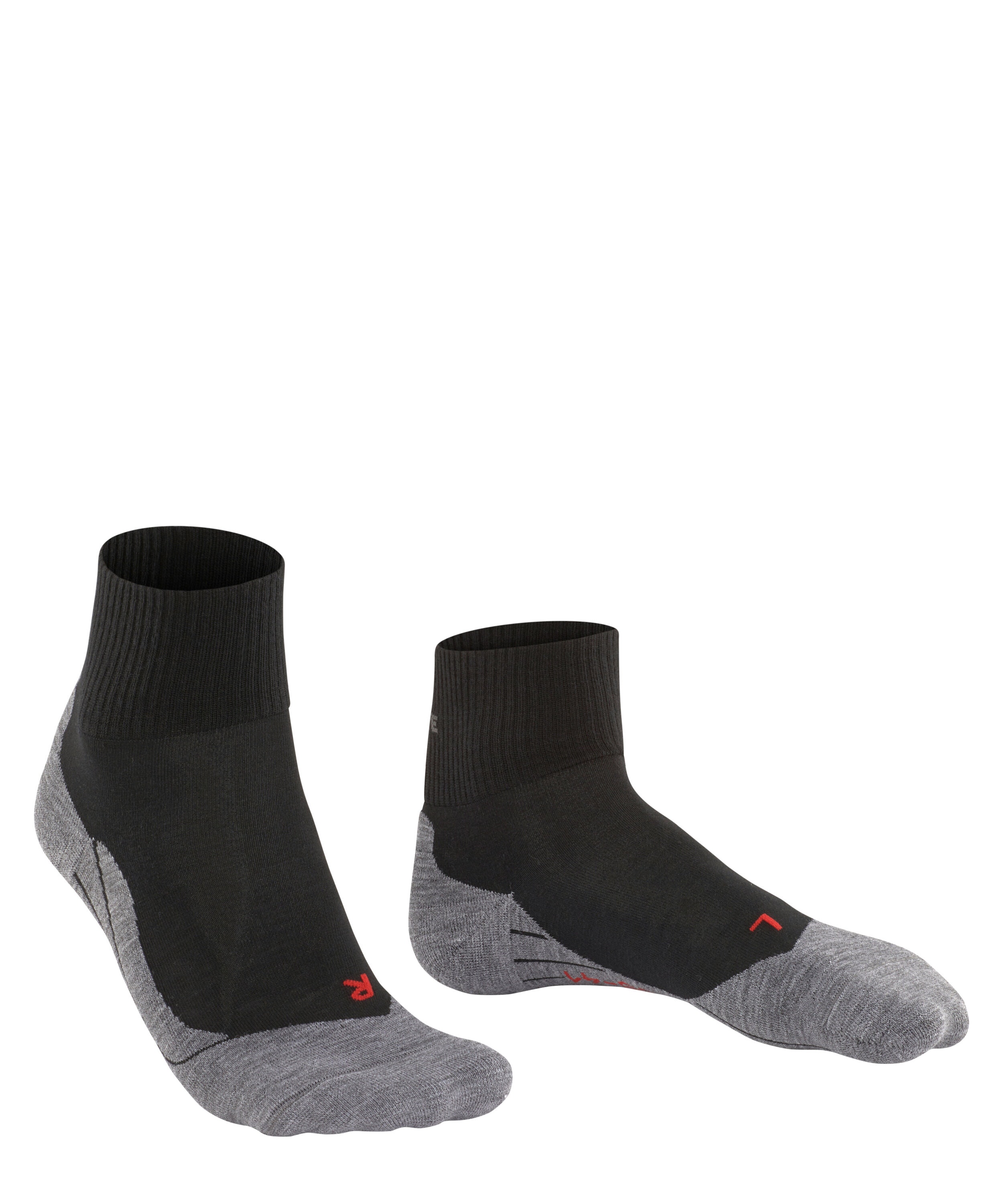 FALKE TK5 Wander Short heren trekking sokken kort, zwart (black-mix)
