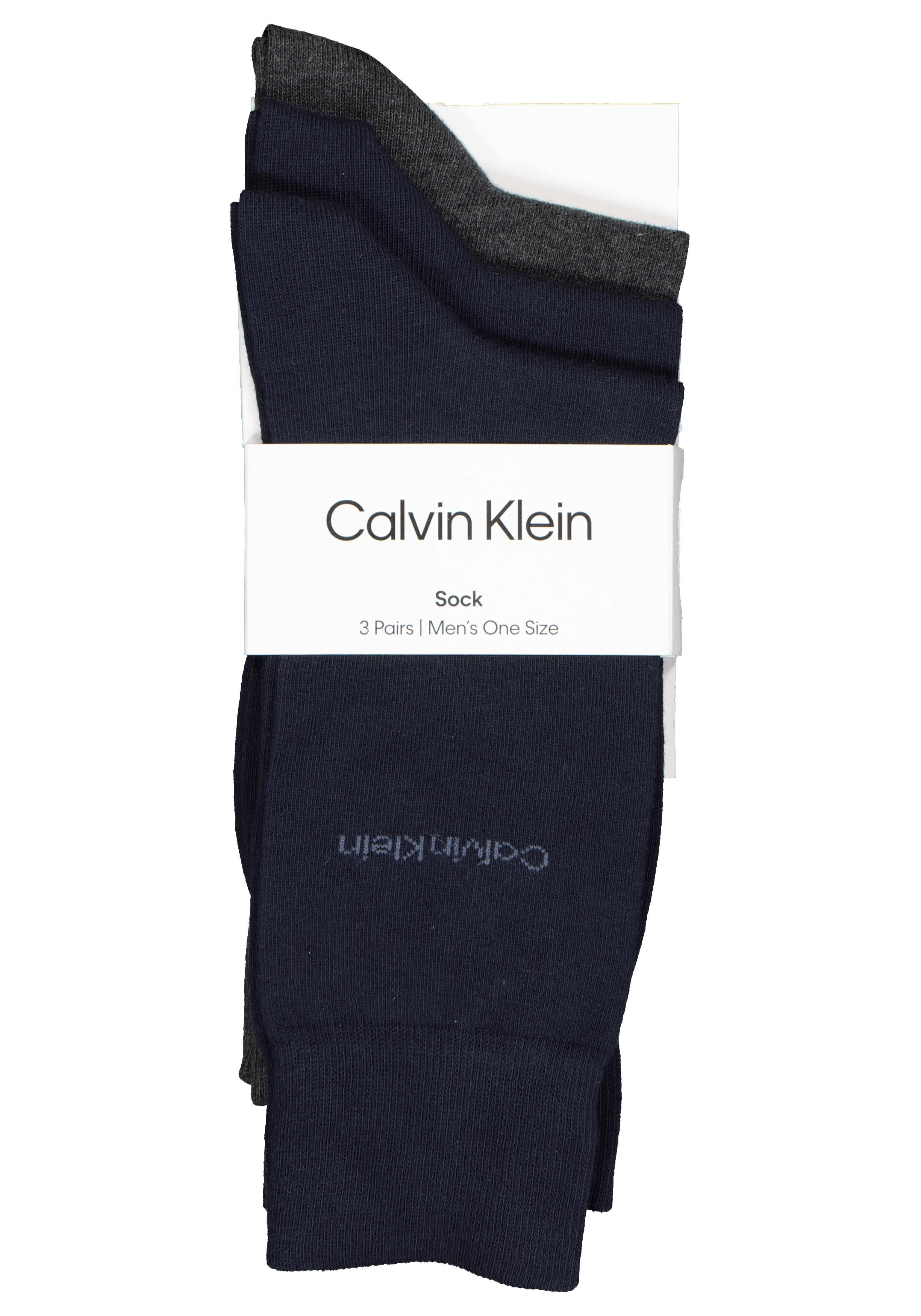 Calvin Klein herensokken Eric (3-pack), blauw en grijs