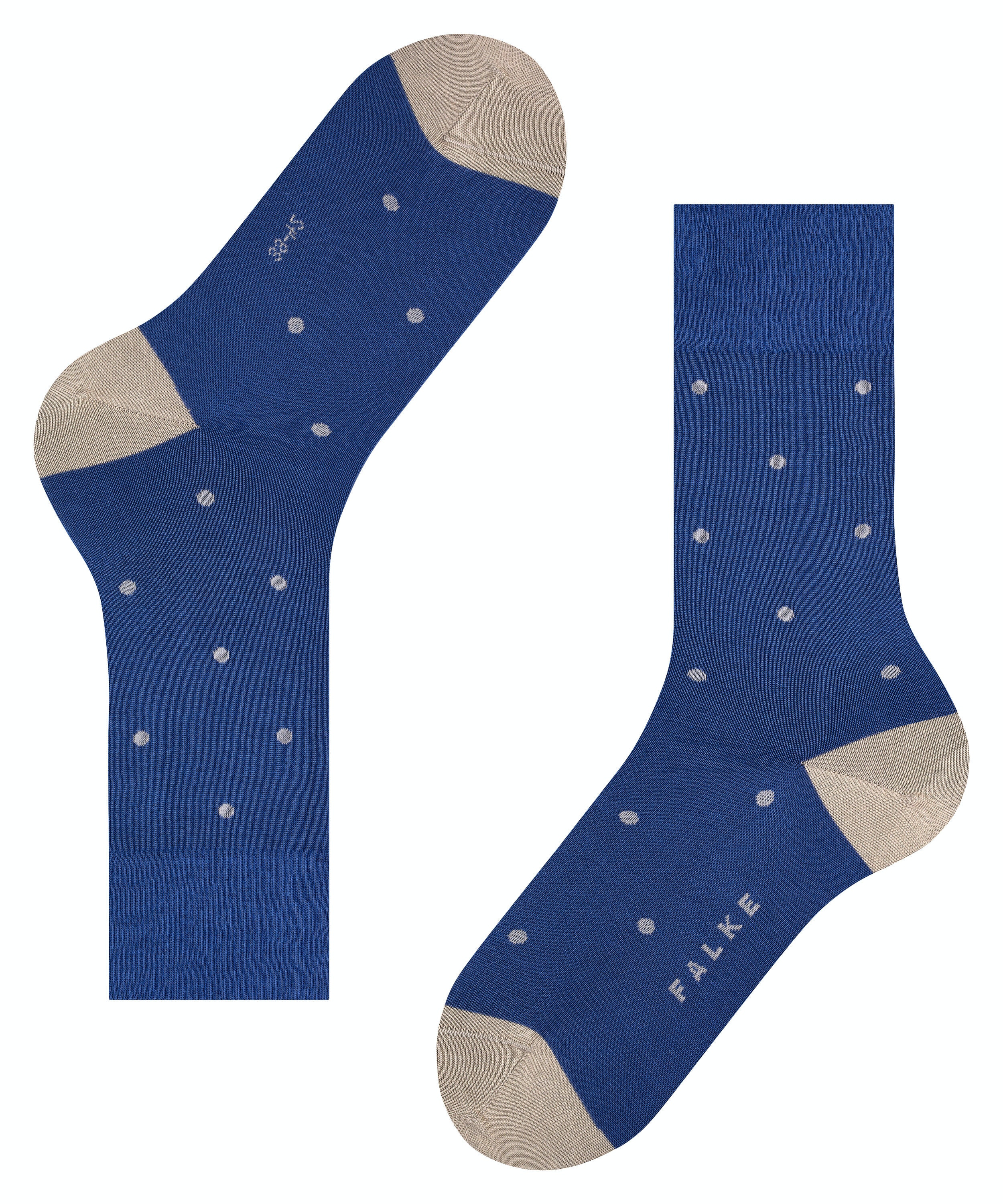 FALKE Dot herensokken, blauw (royal blue)