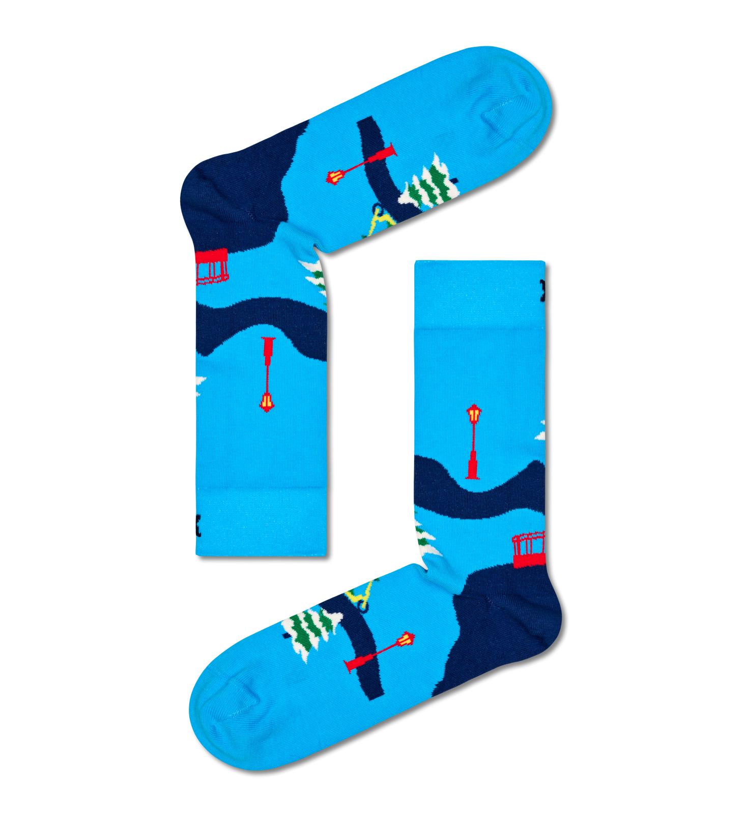 Happy Socks Santa's Workshop Socks Gift Set (4-pack), unisex sokken in cadeauverpakking