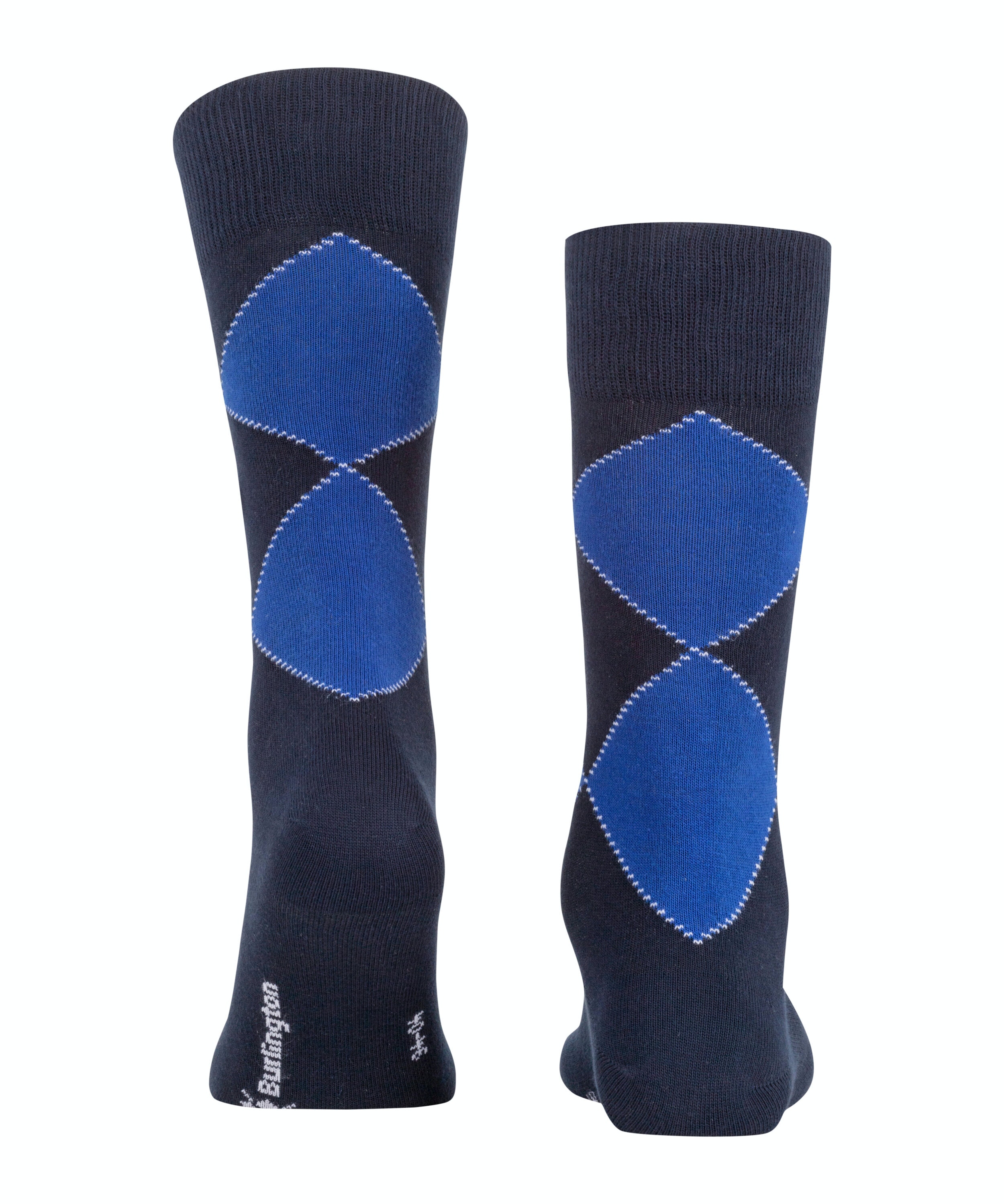 Burlington Kingston herensokken, blauw (marine)