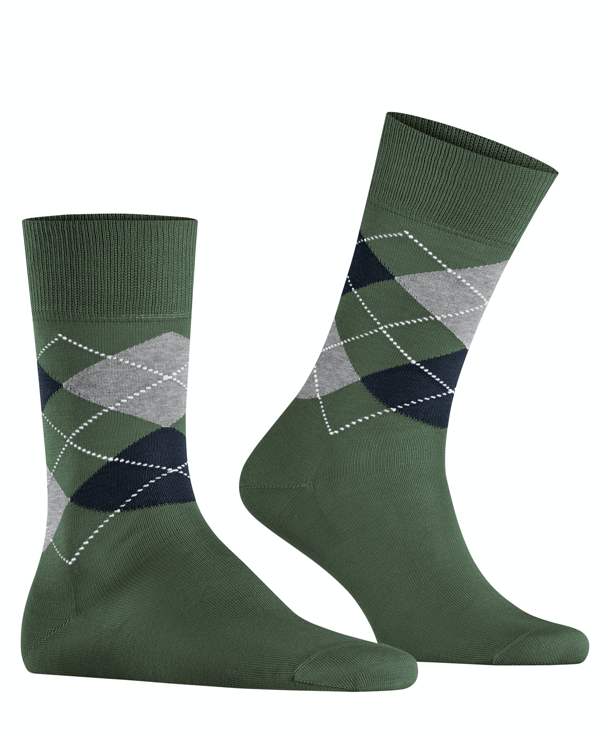 Burlington Manchester herensokken, groen (mountain green)