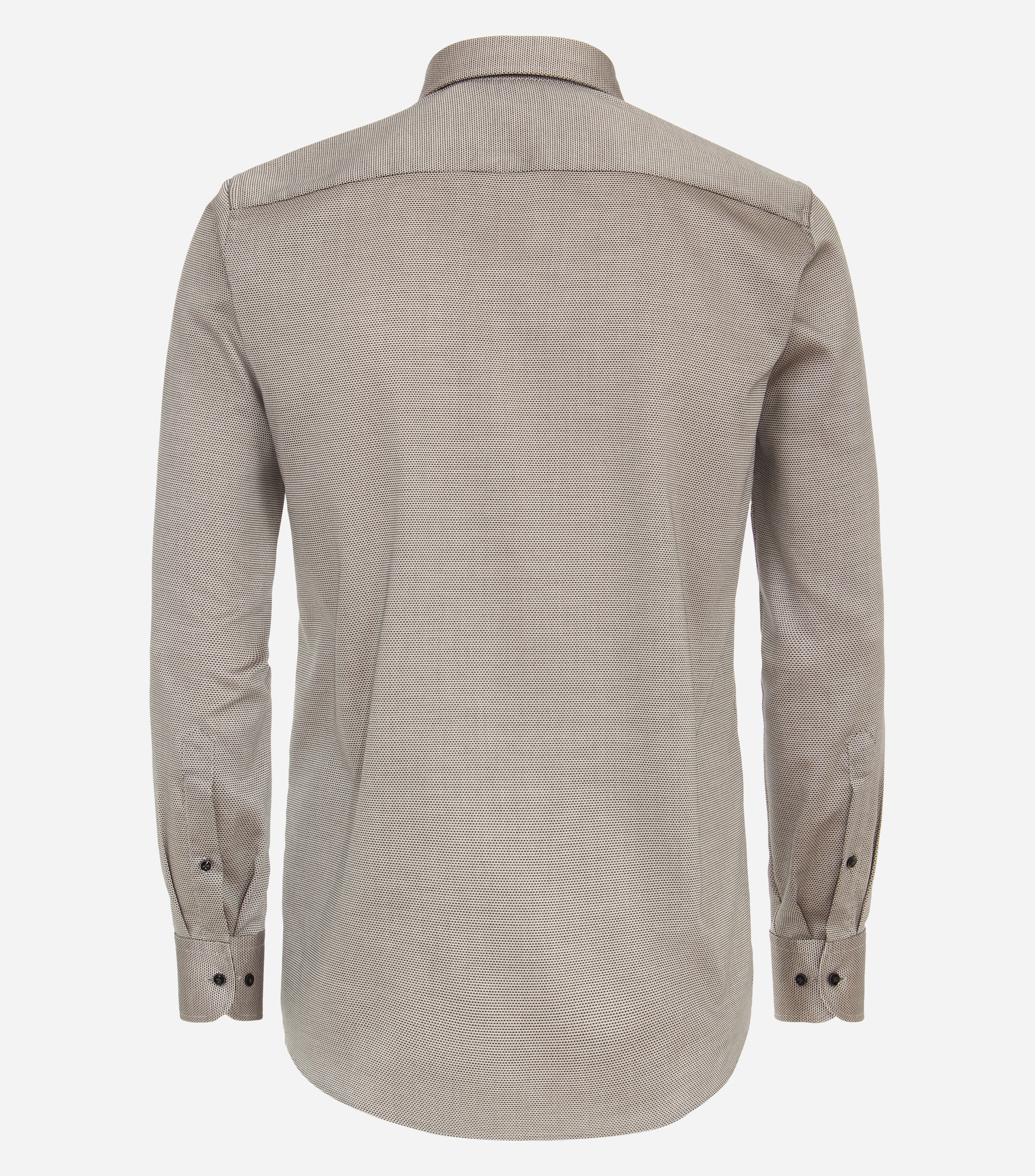 CASA MODA modern fit overhemd, dobby, bruin