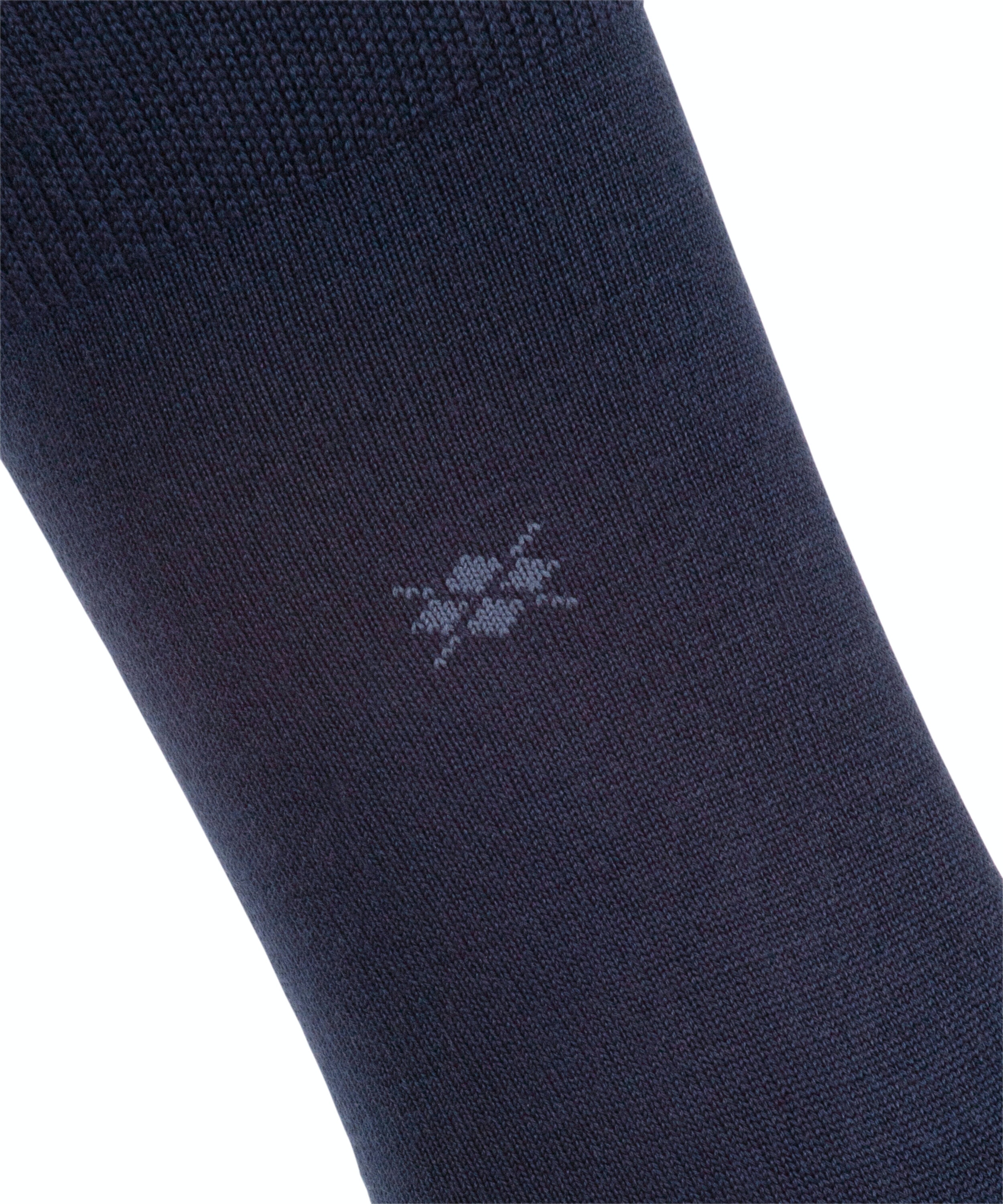 Burlington Bloomsbury damessokken, blauw (marine)