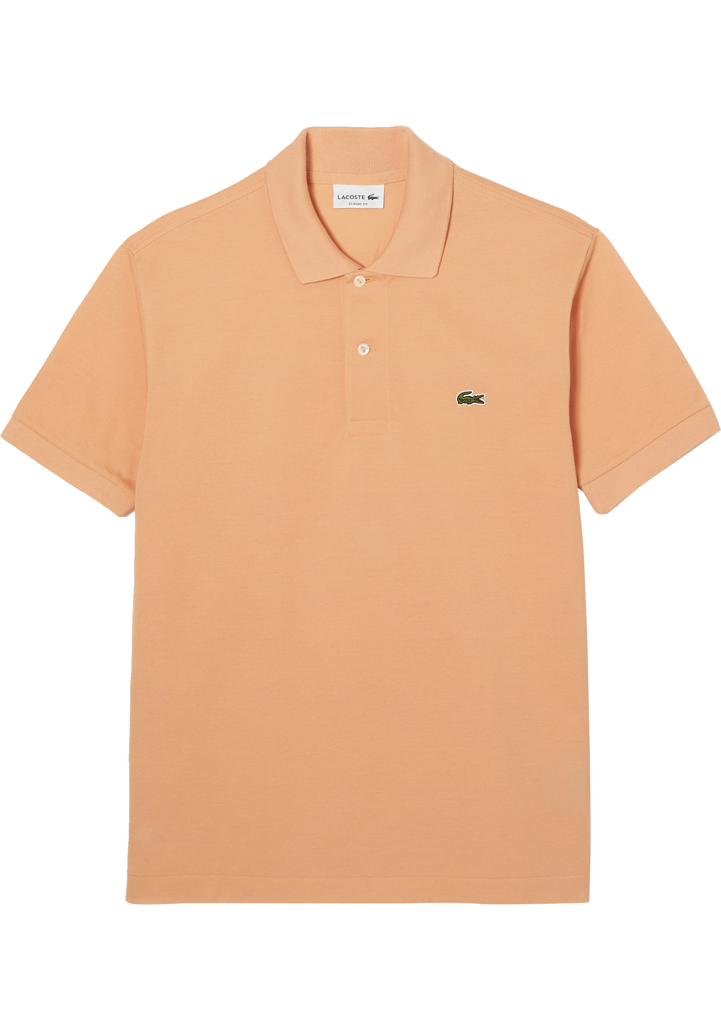 Lacoste Classic Fit polo, zalm oranje