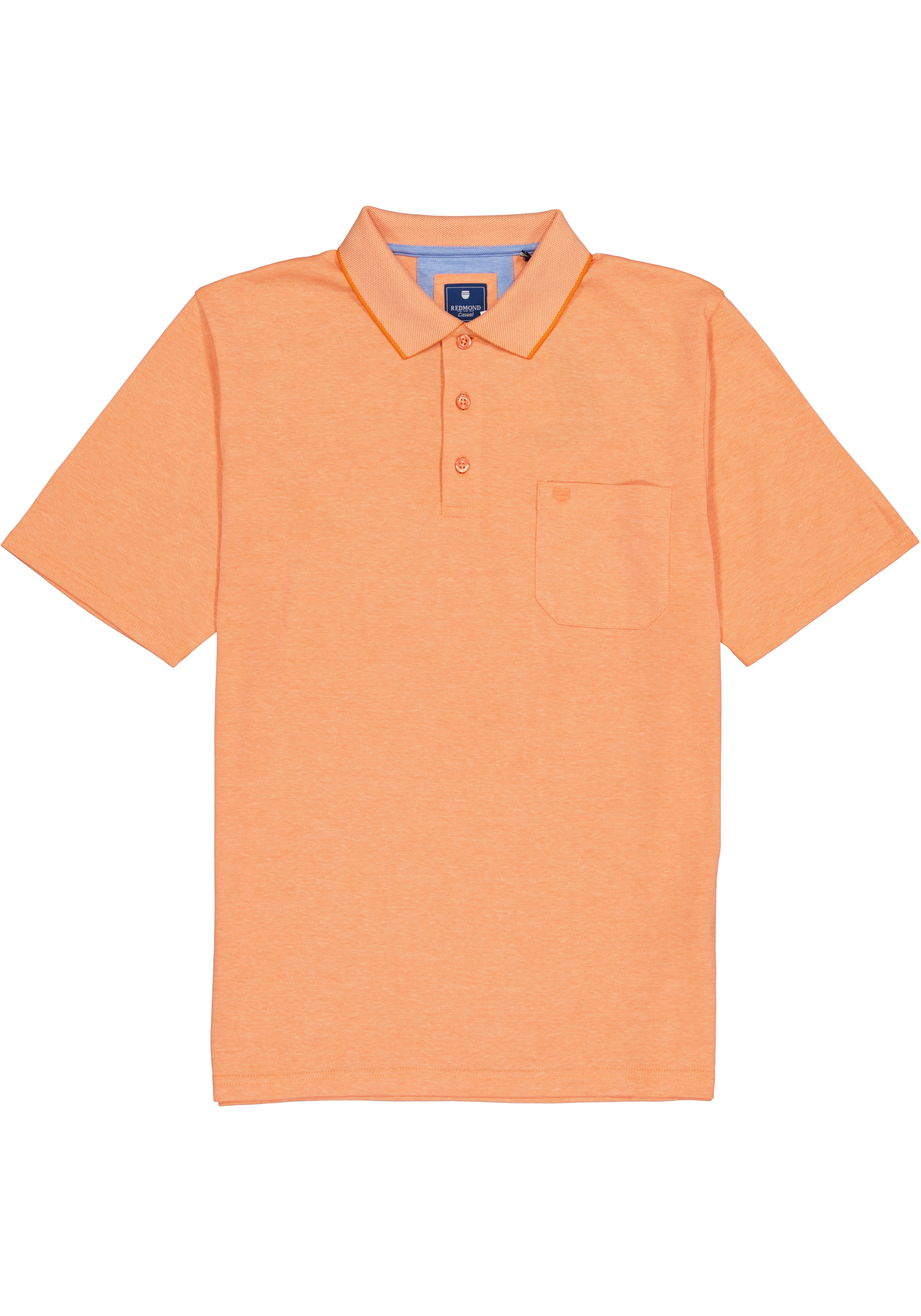 Redmond regular fit poloshirt, oranje melange