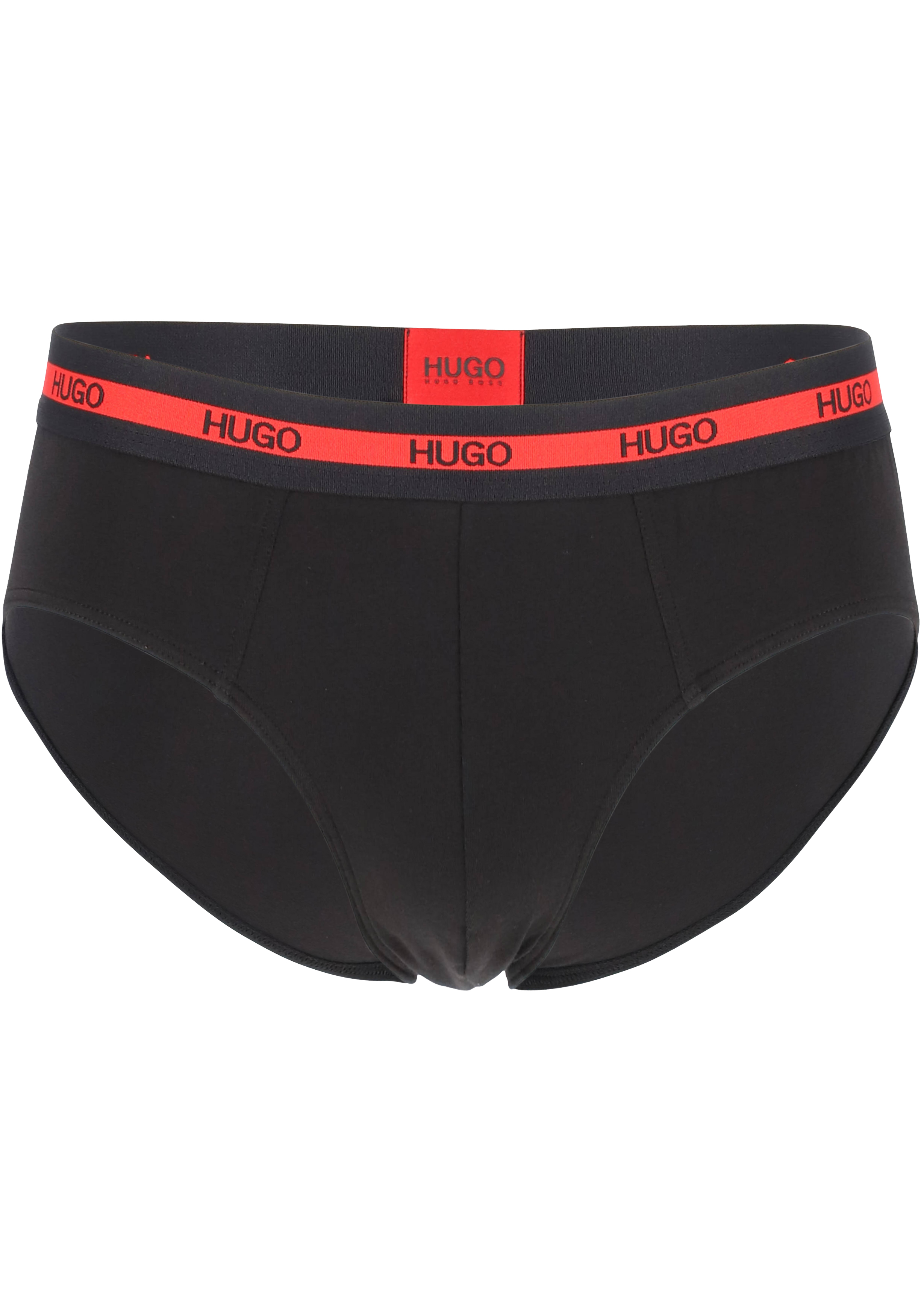 HUGO hipster briefs (2-pack), heren slips, zwart