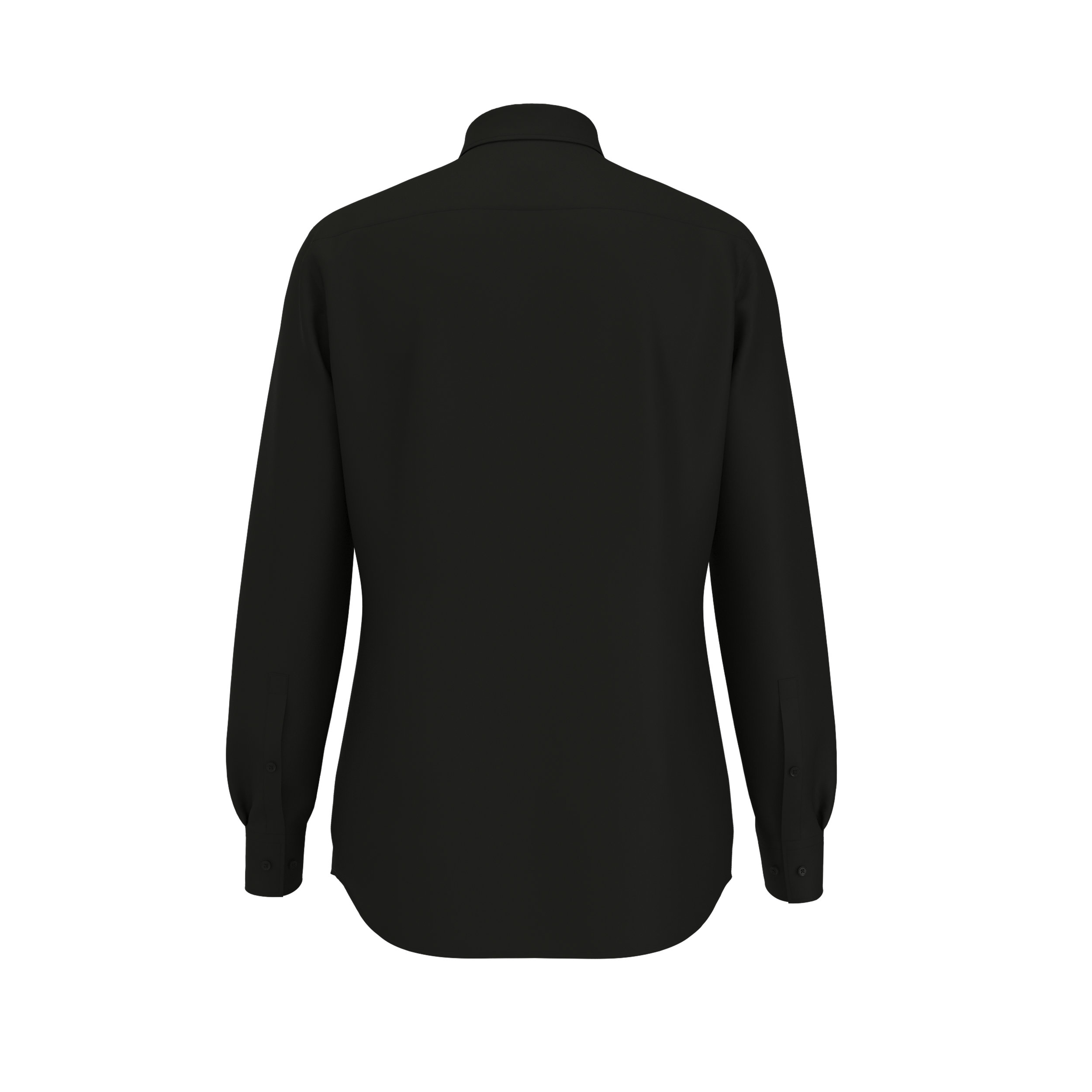 HUGO Kenno slim fit overhemd, popeline, zwart