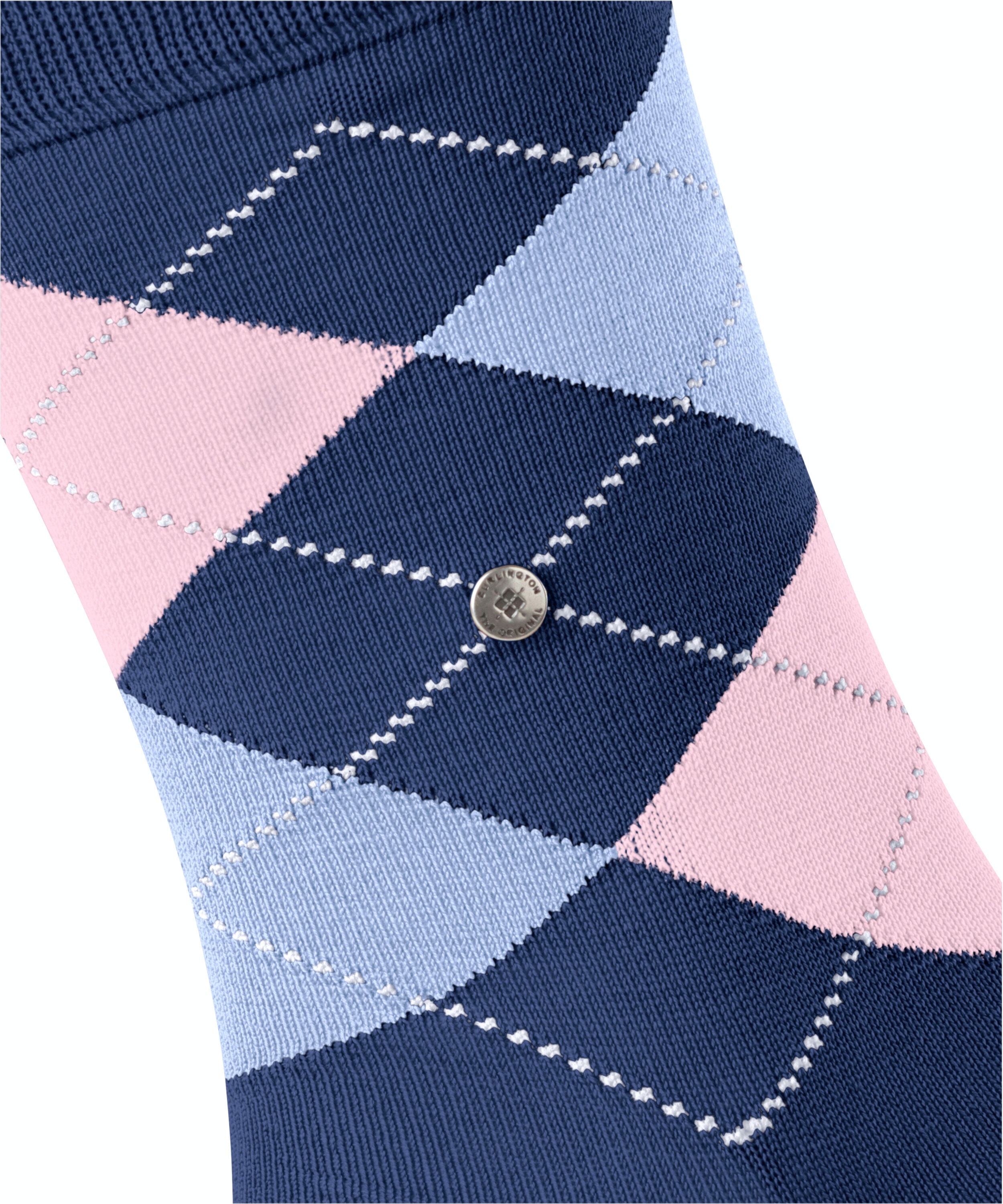 Burlington Manchester herensokken, blauw (night blue)