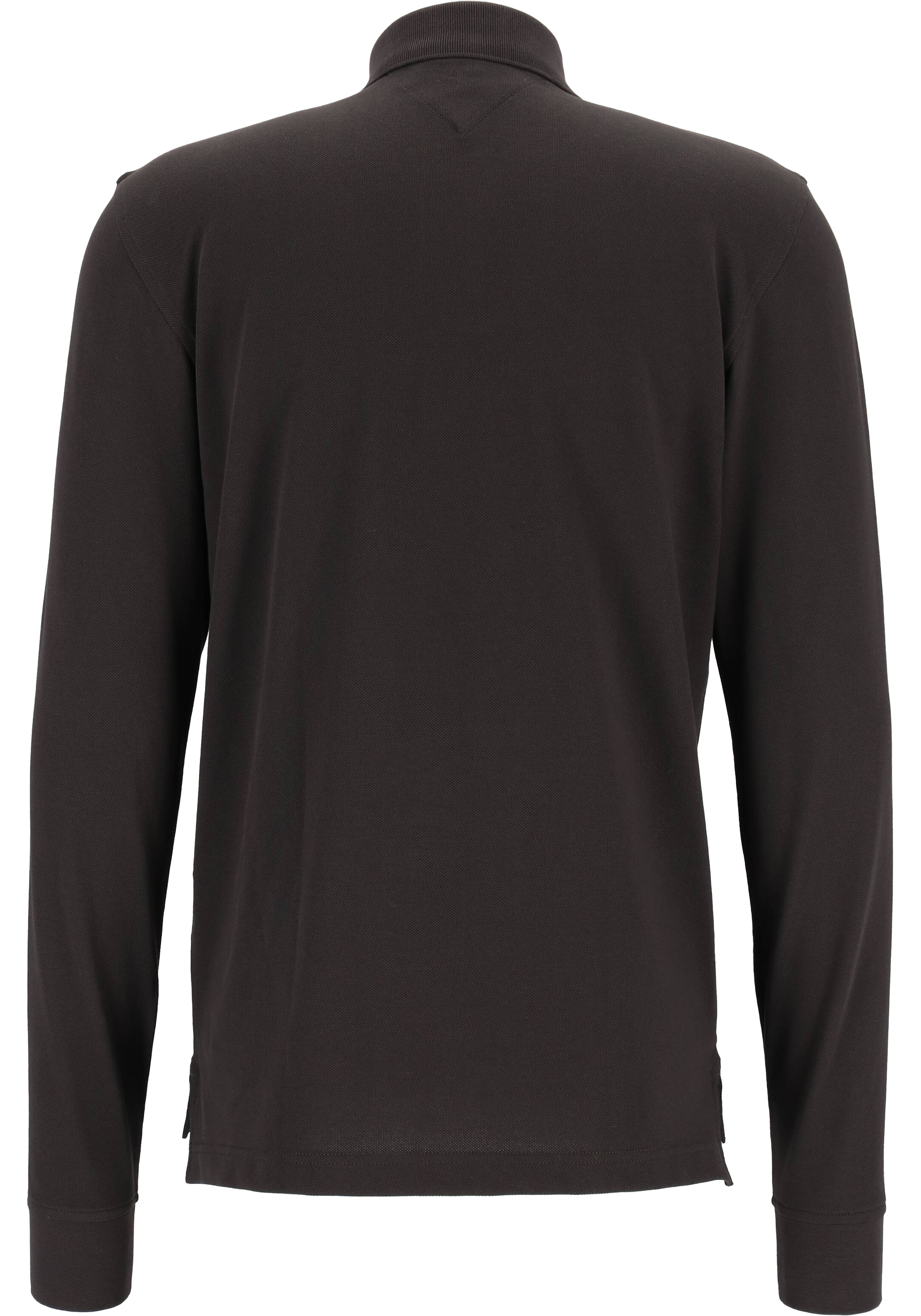 Tommy Hilfiger 1985 regular long sleeve polo, zwart